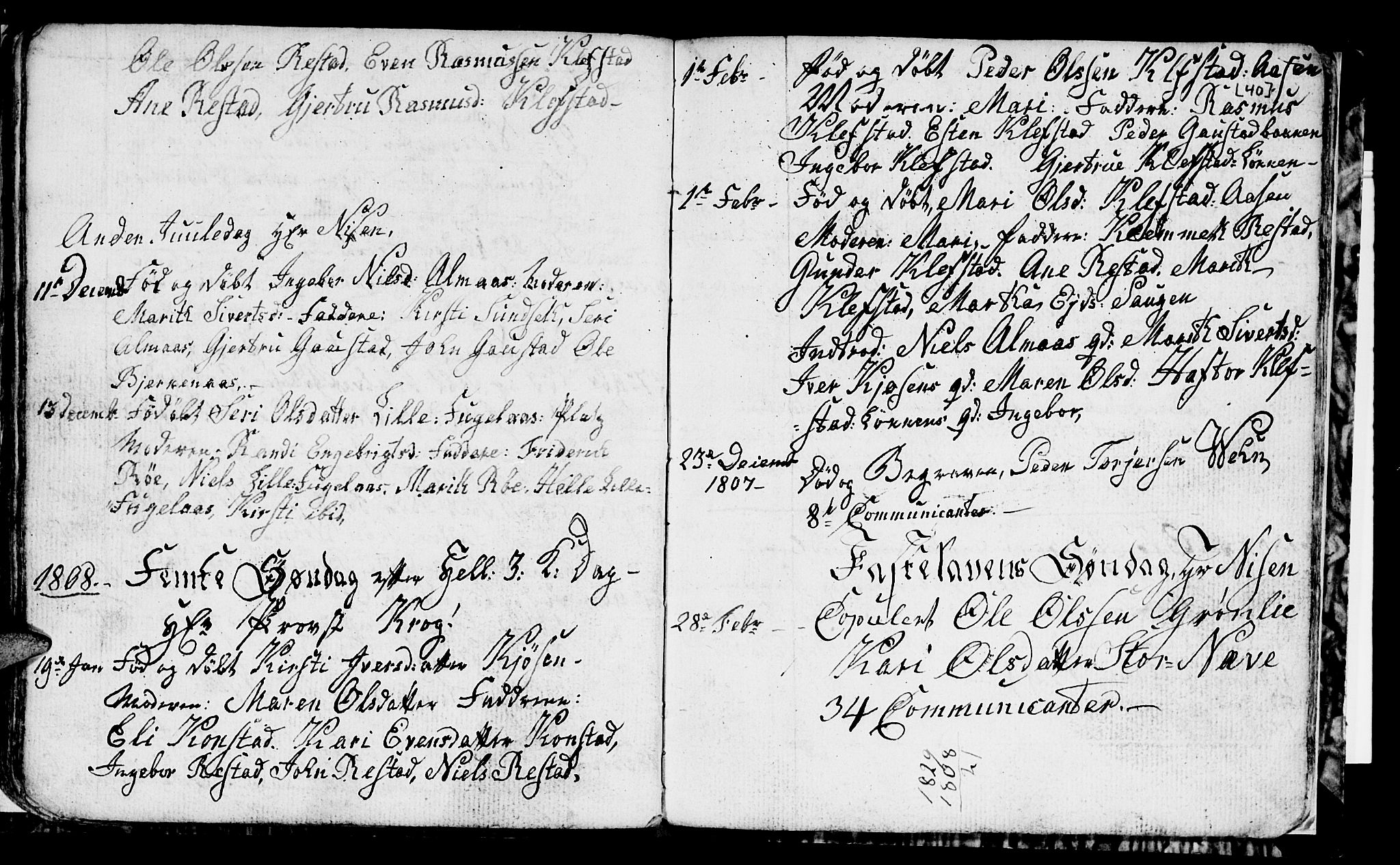 Ministerialprotokoller, klokkerbøker og fødselsregistre - Sør-Trøndelag, SAT/A-1456/694/L1129: Parish register (copy) no. 694C01, 1793-1815, p. 40b