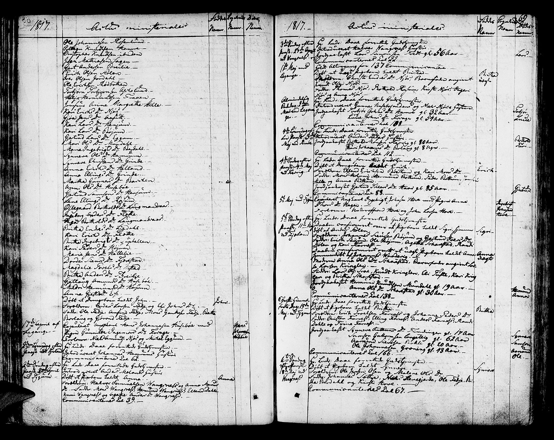 Leikanger sokneprestembete, AV/SAB-A-81001/H/Haa/Haaa/L0006: Parish register (official) no. A 6, 1810-1838, p. 69