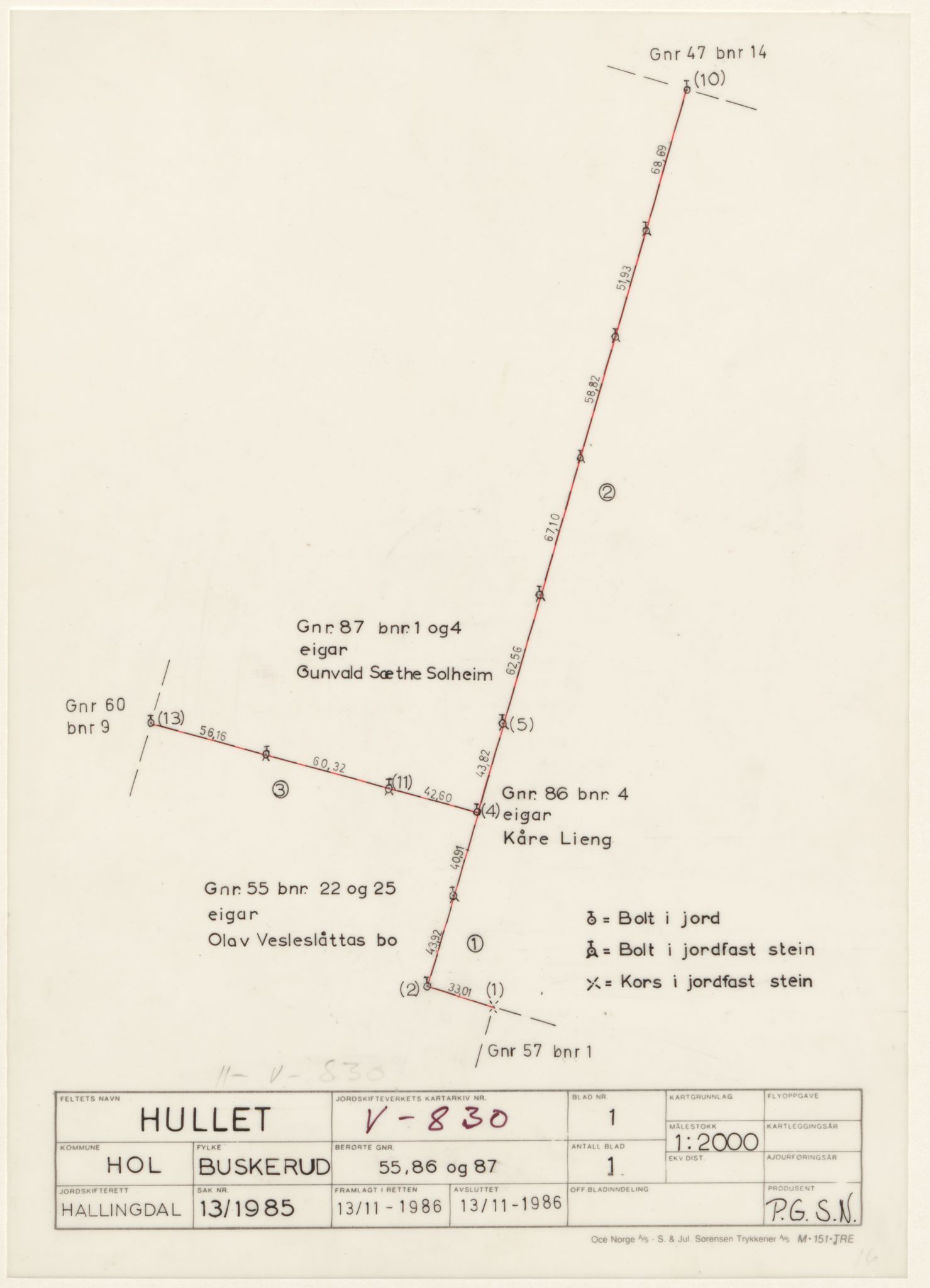 Jordskifteverkets kartarkiv, RA/S-3929/T, 1859-1988, p. 1145