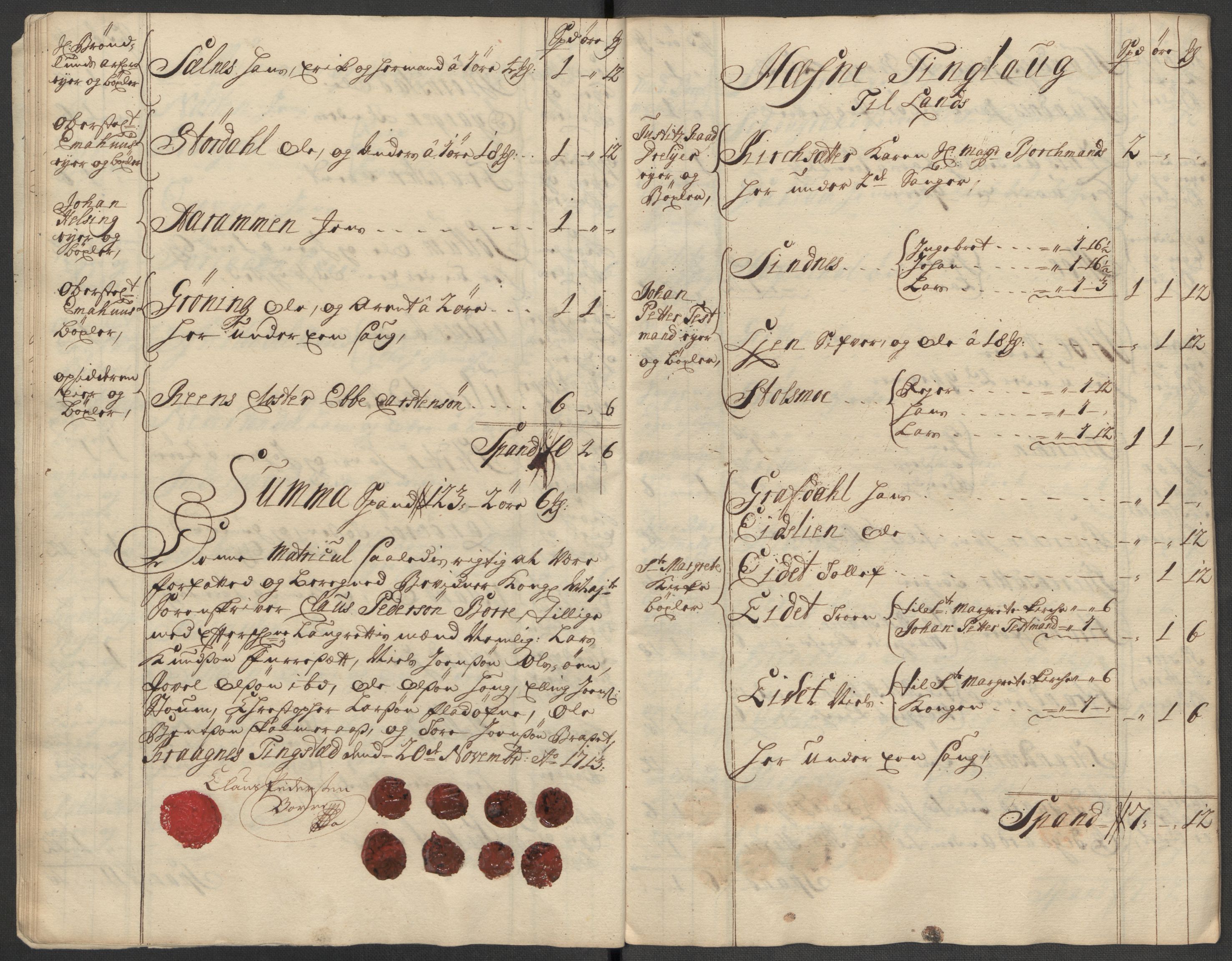 Rentekammeret inntil 1814, Reviderte regnskaper, Fogderegnskap, AV/RA-EA-4092/R57/L3861: Fogderegnskap Fosen, 1712-1713, p. 286