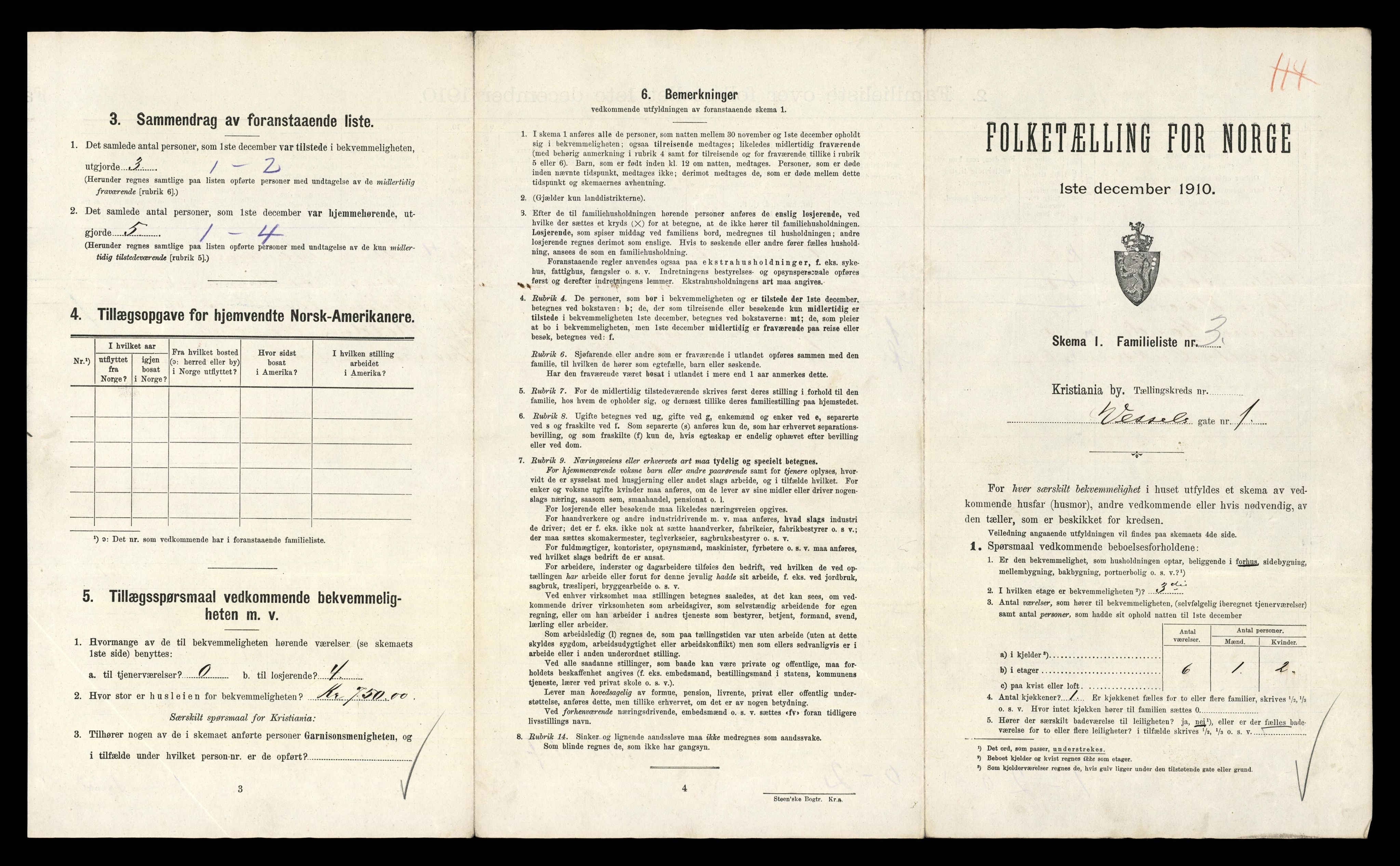 RA, 1910 census for Kristiania, 1910, p. 122943