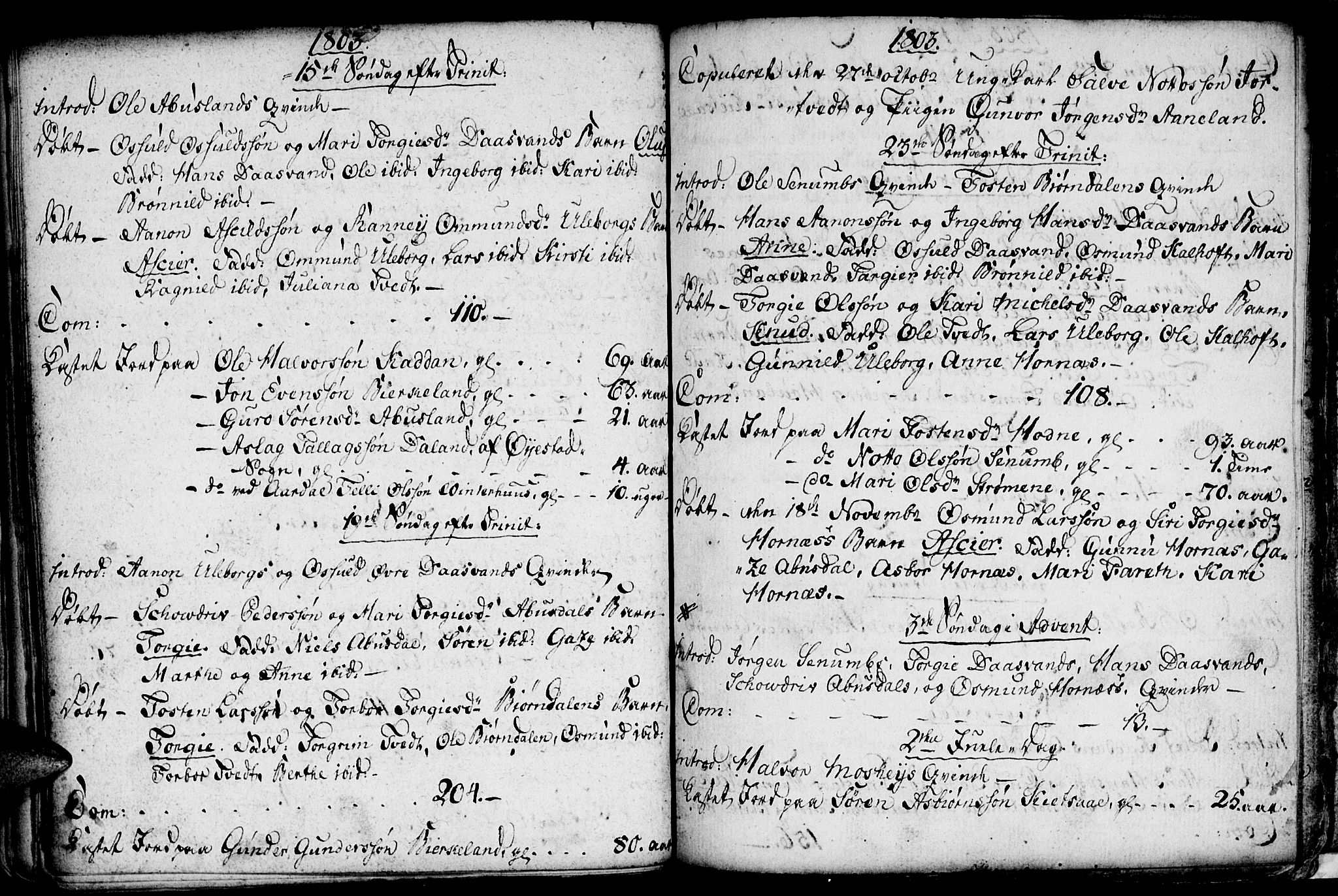 Evje sokneprestkontor, SAK/1111-0008/F/Fa/Fab/L0002: Parish register (official) no. A 2, 1765-1816, p. 103