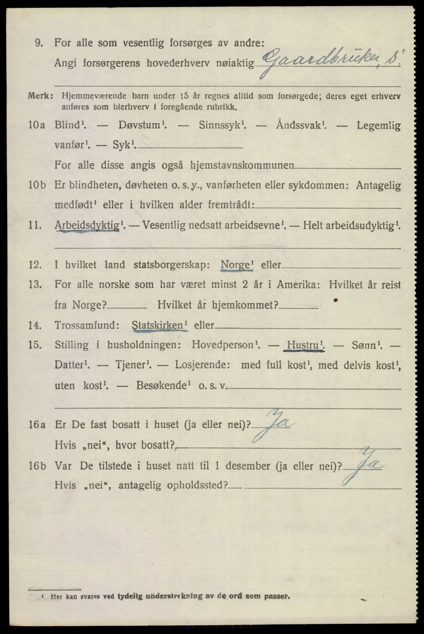 SAKO, 1920 census for Gjerpen, 1920, p. 10781