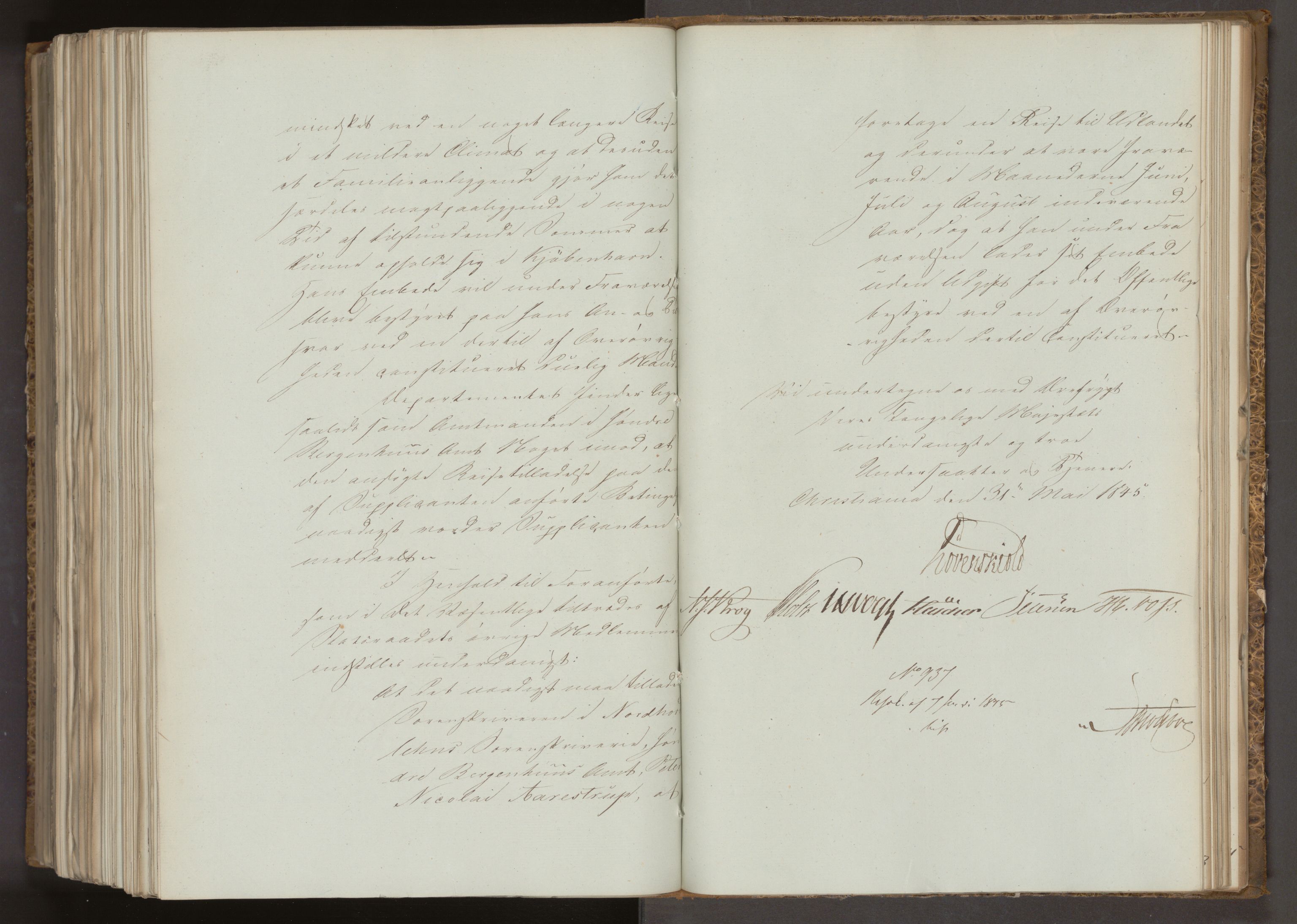 Statsrådsavdelingen i Stockholm, AV/RA-S-1003/D/Da/L0216: Regjeringsinnstillinger nr. 90-322, 1845