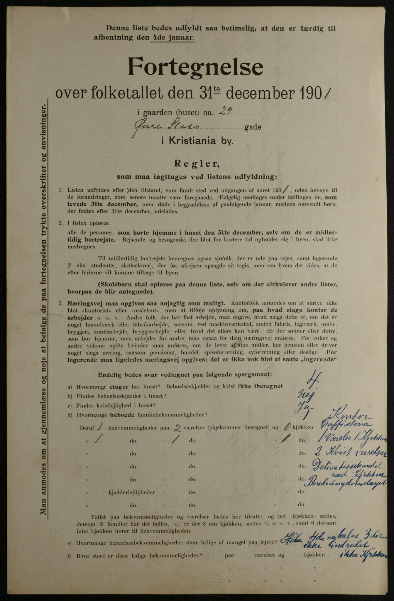 OBA, Municipal Census 1901 for Kristiania, 1901, p. 19782