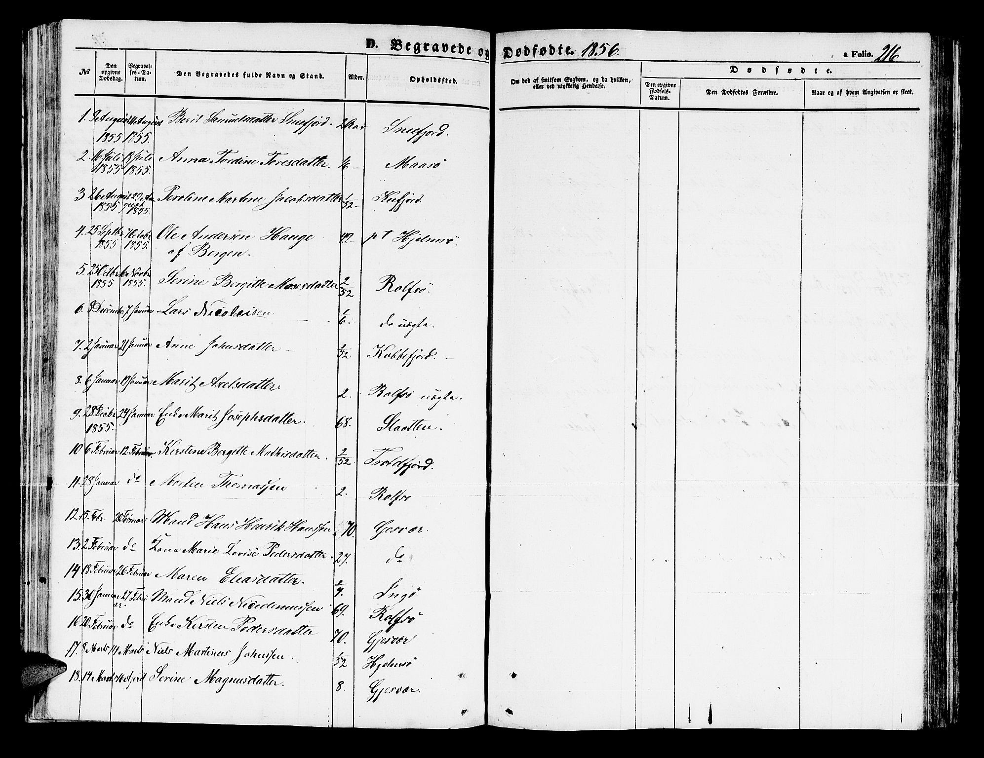 Måsøy sokneprestkontor, SATØ/S-1348/H/Hb/L0001klokker: Parish register (copy) no. 1, 1852-1877, p. 216