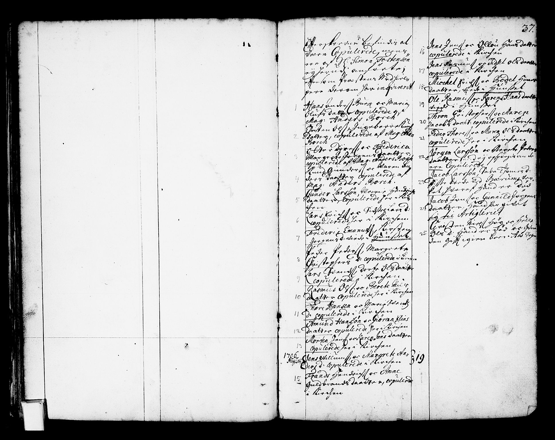Oslo domkirke Kirkebøker, SAO/A-10752/F/Fa/L0002: Parish register (official) no. 2, 1705-1730, p. 37