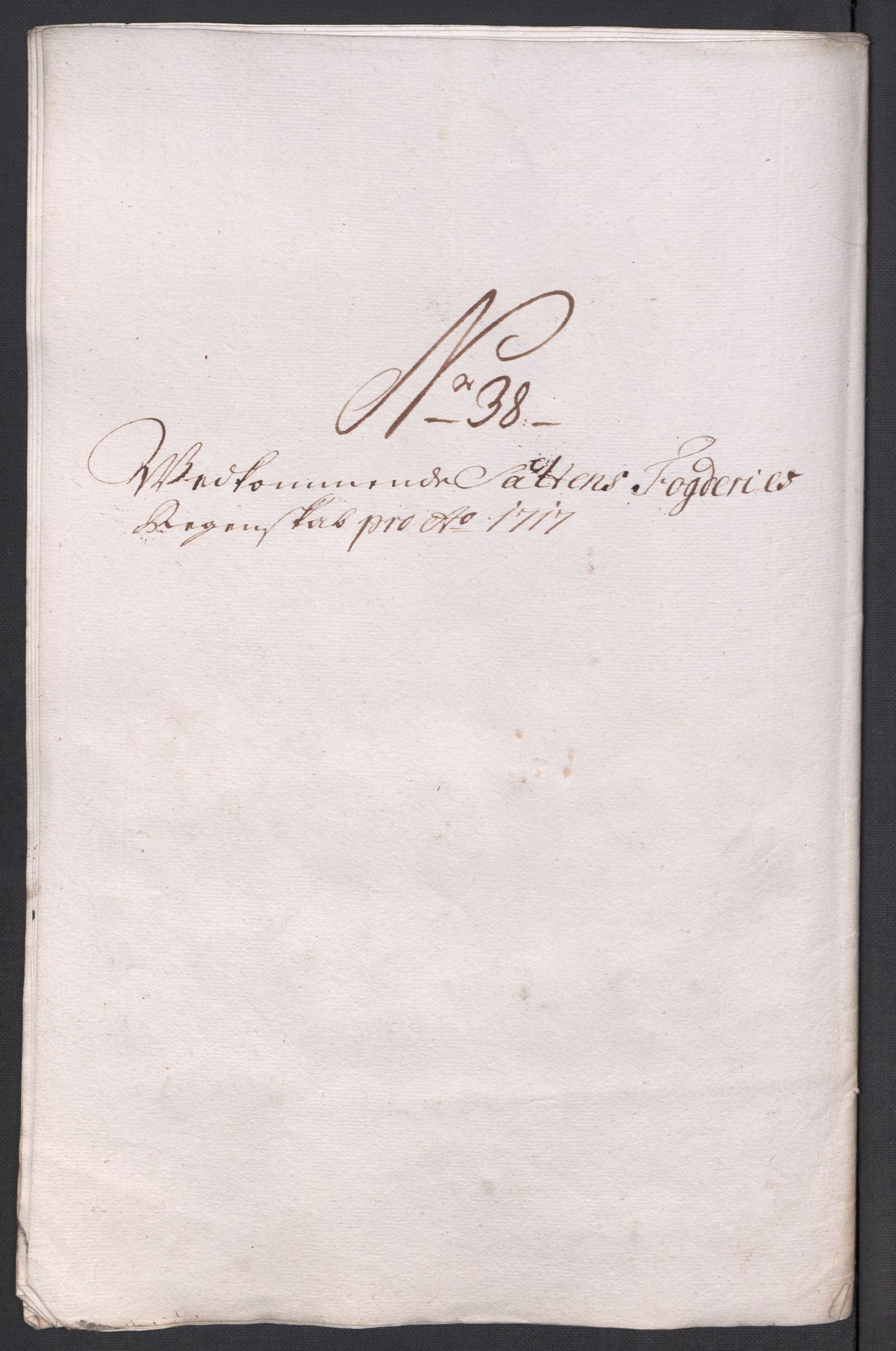 Rentekammeret inntil 1814, Reviderte regnskaper, Fogderegnskap, AV/RA-EA-4092/R66/L4587: Fogderegnskap Salten, 1717, p. 291