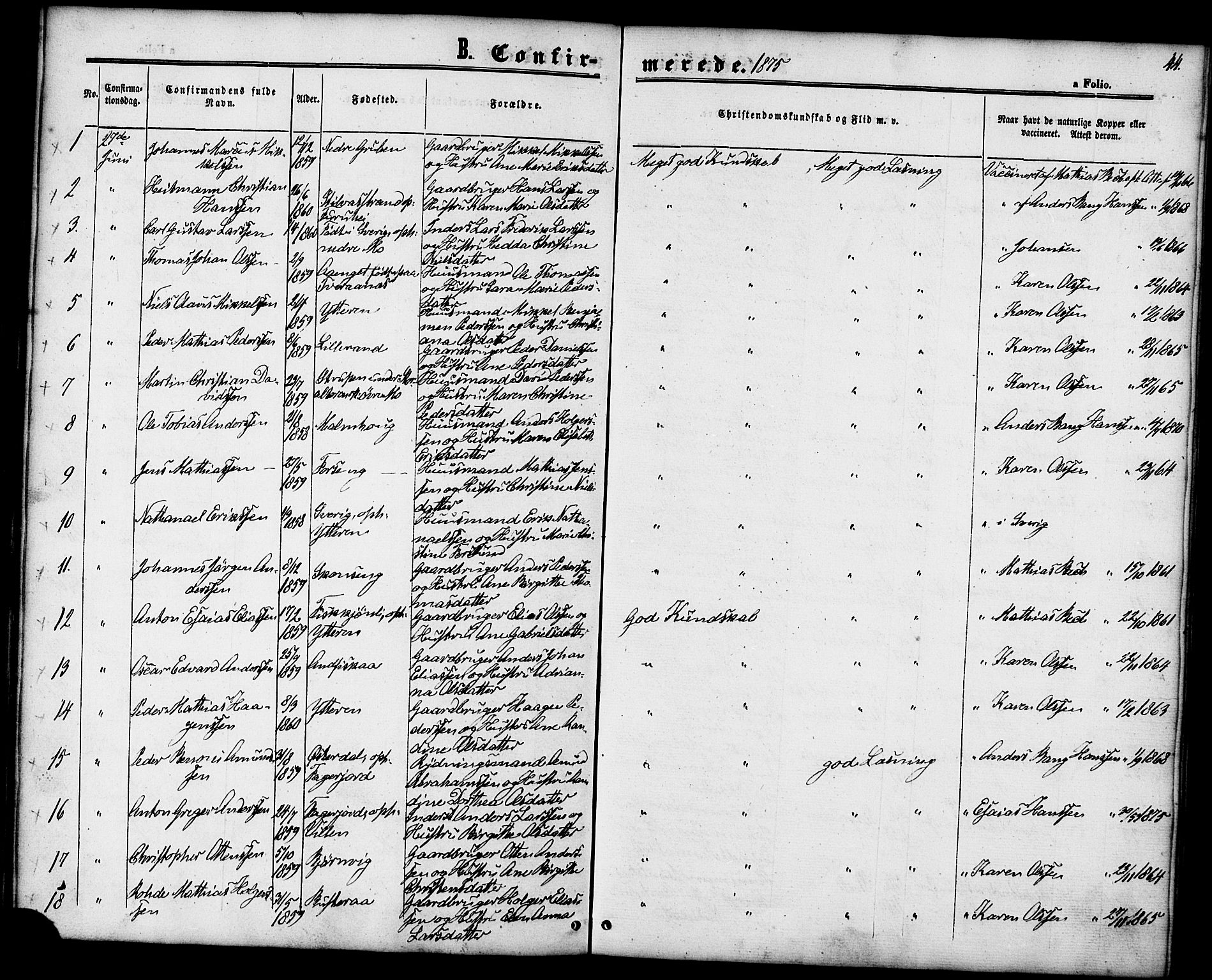 Ministerialprotokoller, klokkerbøker og fødselsregistre - Nordland, SAT/A-1459/827/L0394: Parish register (official) no. 827A06, 1865-1886, p. 44