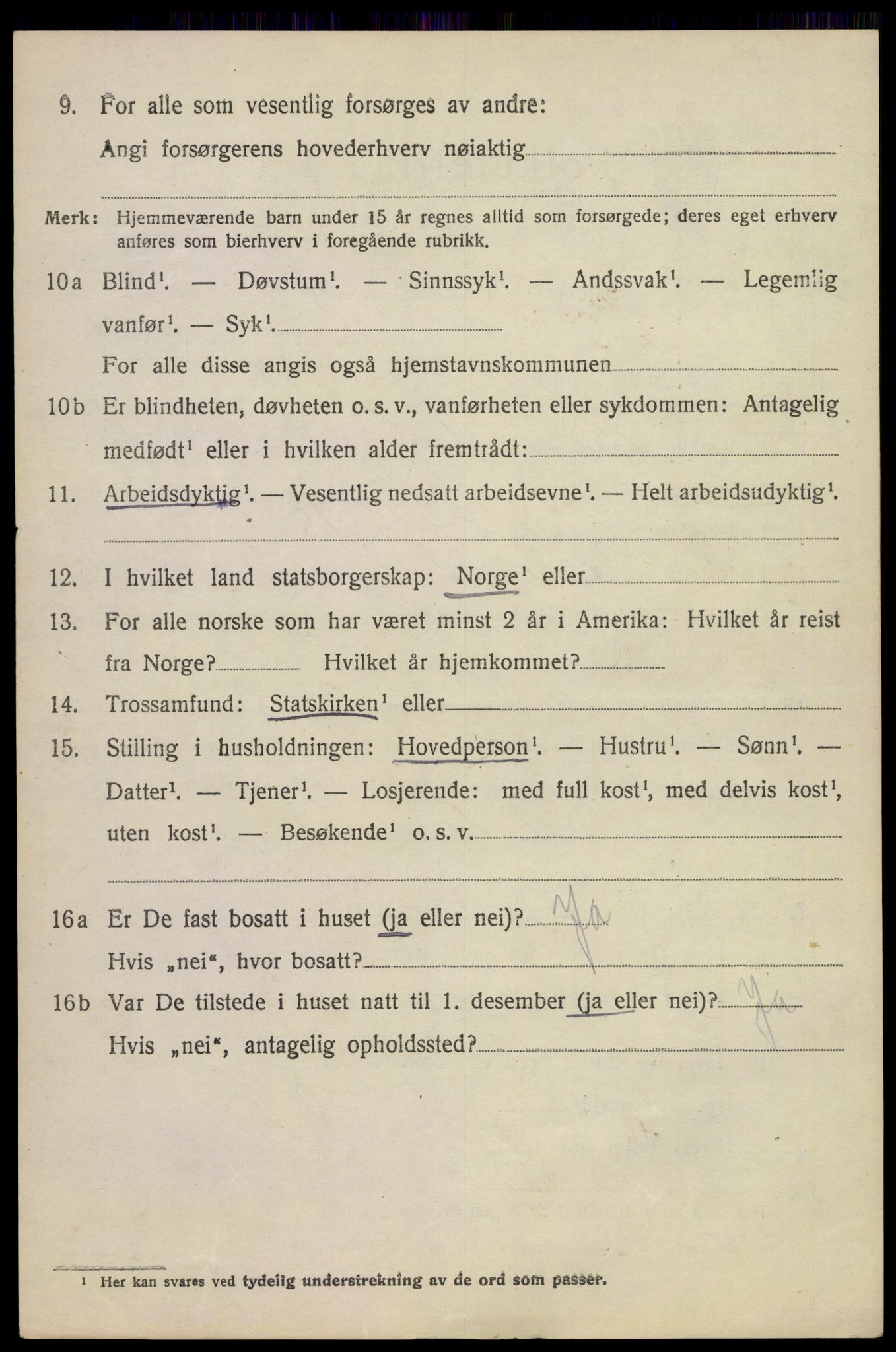 SAKO, 1920 census for Bø (Telemark), 1920, p. 5079