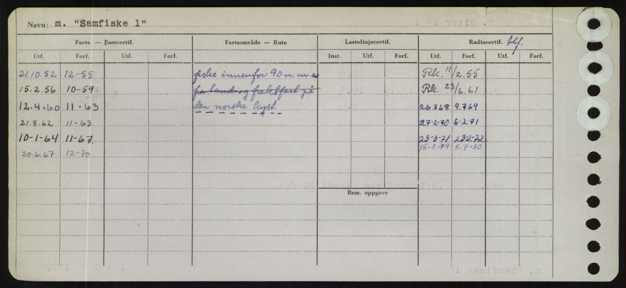 Sjøfartsdirektoratet med forløpere, Skipsmålingen, AV/RA-S-1627/H/Hd/L0031: Fartøy, Rju-Sam, p. 662