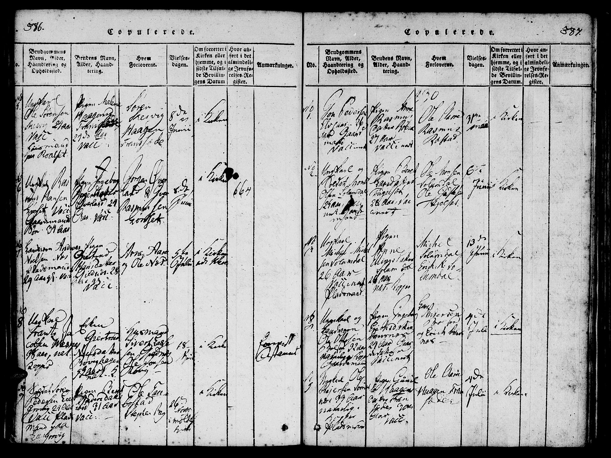 Ministerialprotokoller, klokkerbøker og fødselsregistre - Møre og Romsdal, AV/SAT-A-1454/555/L0652: Parish register (official) no. 555A03, 1817-1843, p. 386-387