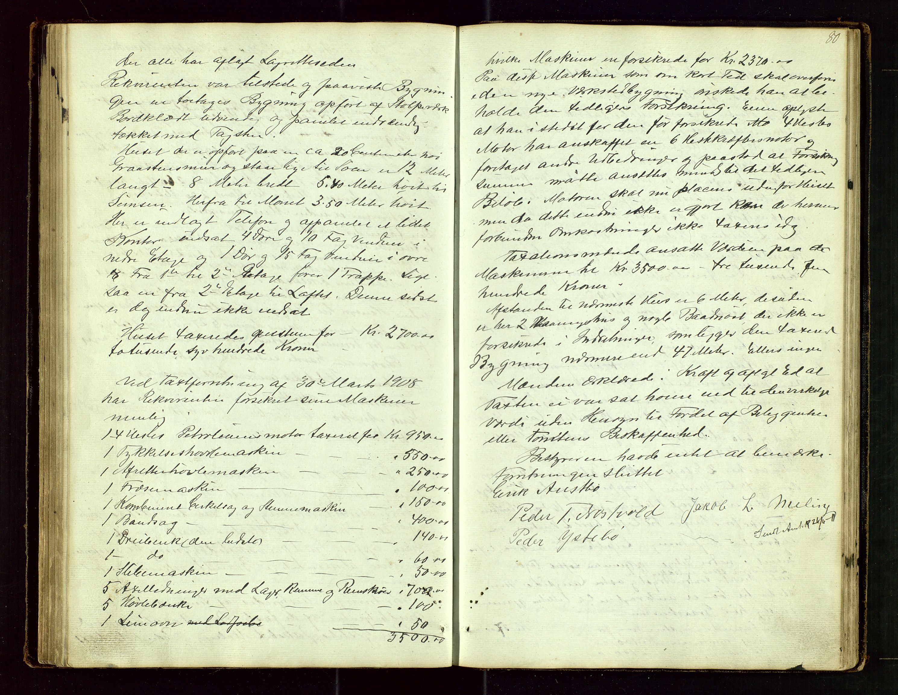 Rennesøy lensmannskontor, AV/SAST-A-100165/Goa/L0001: "Brandtaxations-Protocol for Rennesøe Thinglag", 1846-1923, p. 79b-80a