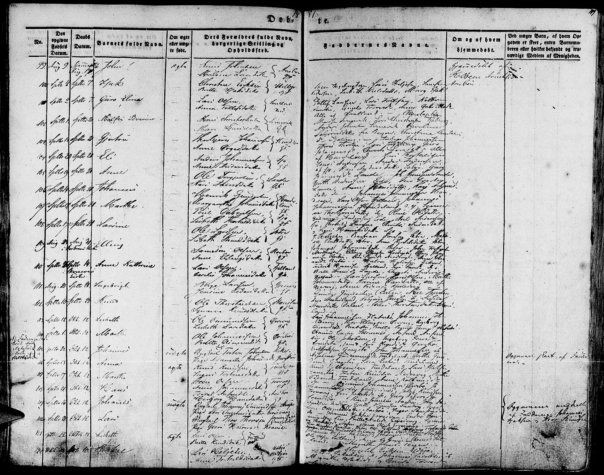 Fjelberg sokneprestembete, SAB/A-75201/H/Haa: Parish register (official) no. A 6, 1835-1851, p. 149