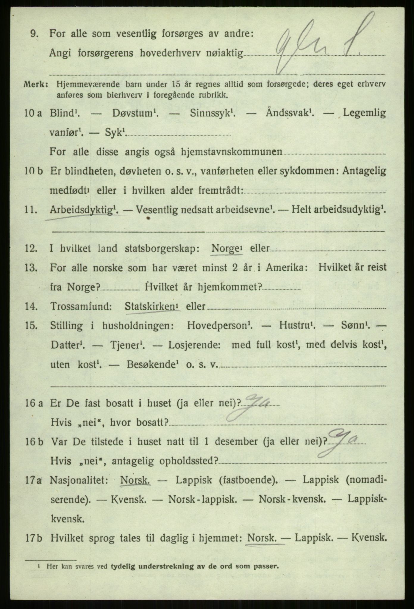 SATØ, 1920 census for Tromsøysund, 1920, p. 4963