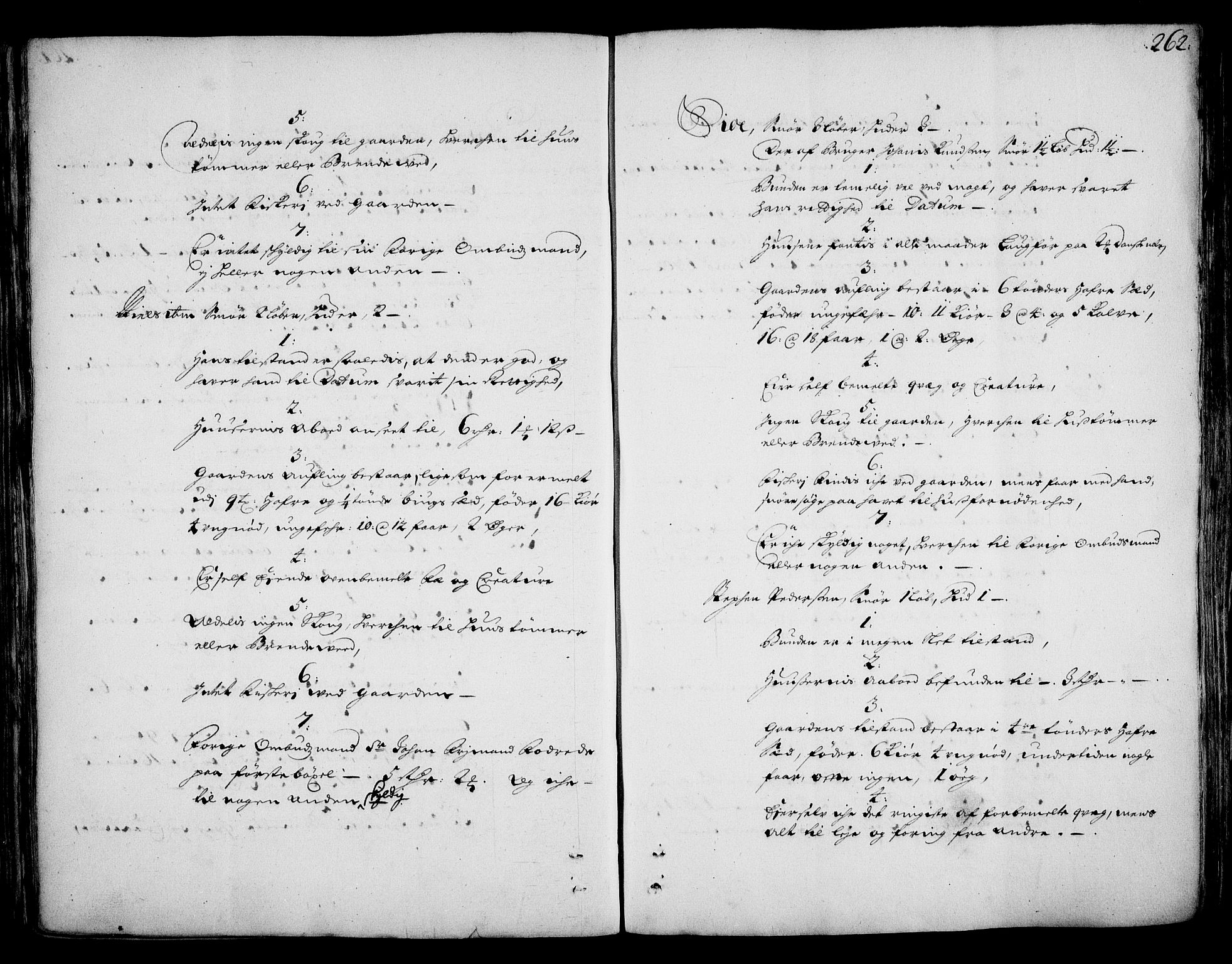 Rentekammeret inntil 1814, Realistisk ordnet avdeling, AV/RA-EA-4070/On/L0002: [Jj 3]: Besiktigelsesforretninger over Halsnøy klosters gods, 1659-1703, p. 261b-262a