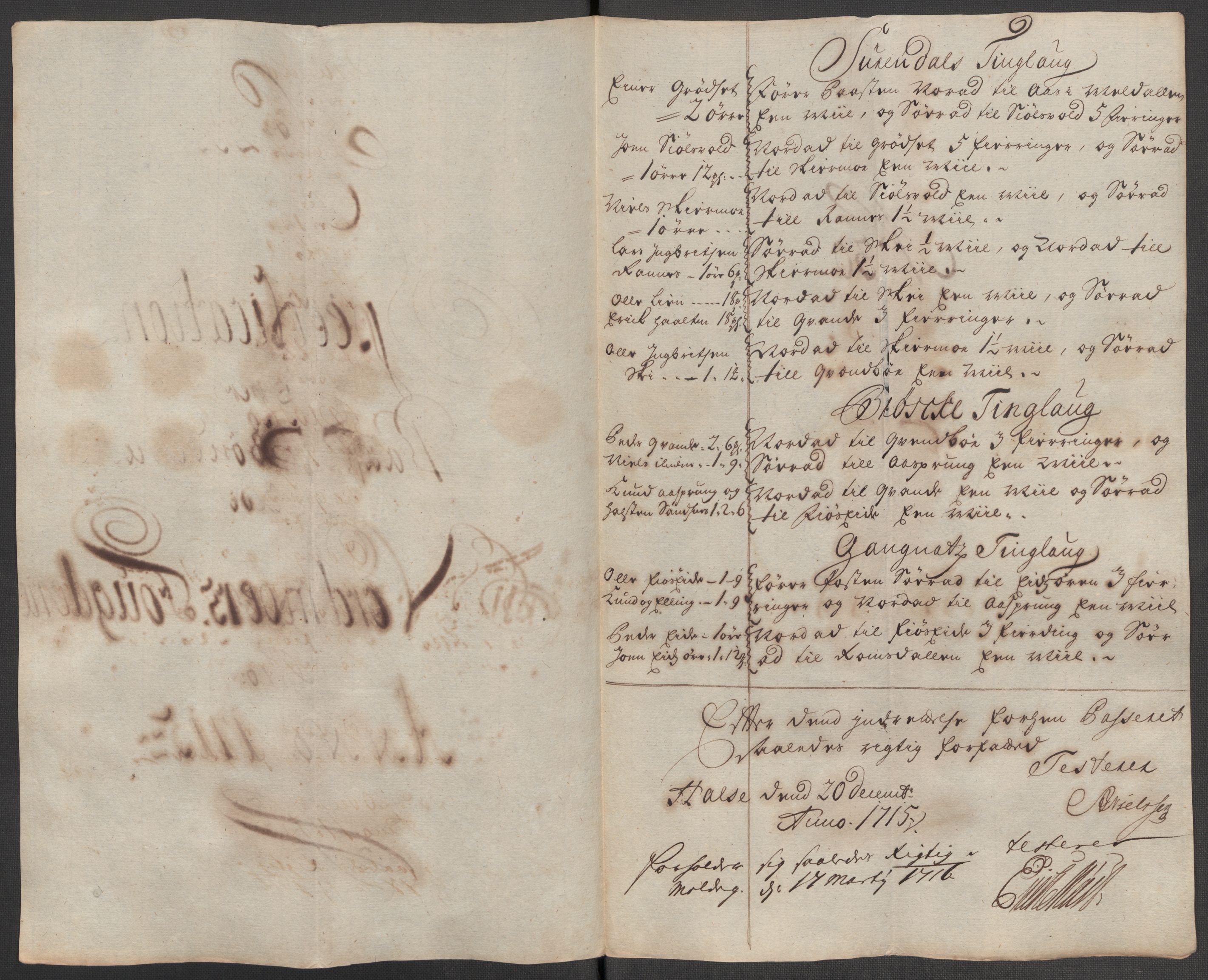 Rentekammeret inntil 1814, Reviderte regnskaper, Fogderegnskap, RA/EA-4092/R56/L3748: Fogderegnskap Nordmøre, 1714-1715, p. 511