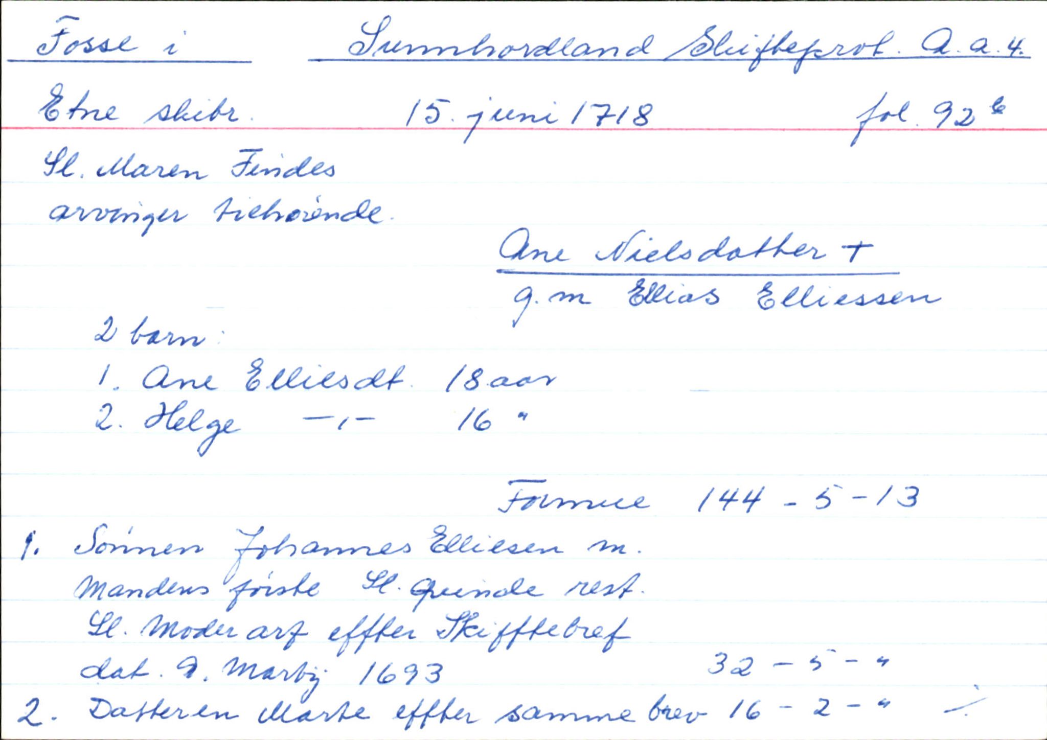 Skiftekort ved Statsarkivet i Bergen, SAB/SKIFTEKORT/004/L0003: Skifteprotokoll nr. 4, 1717-1722, p. 6