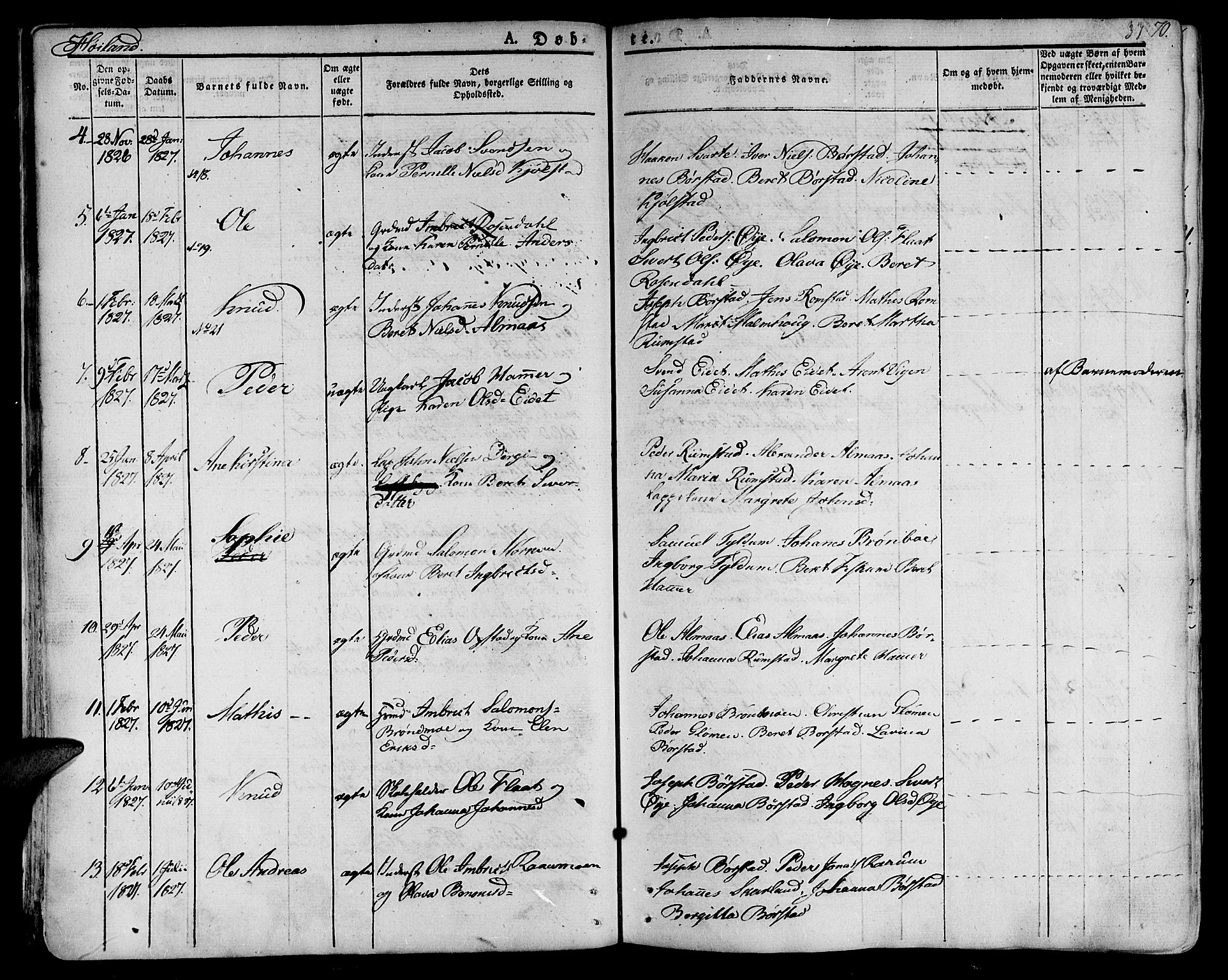 Ministerialprotokoller, klokkerbøker og fødselsregistre - Nord-Trøndelag, AV/SAT-A-1458/758/L0510: Parish register (official) no. 758A01 /2, 1821-1841, p. 37