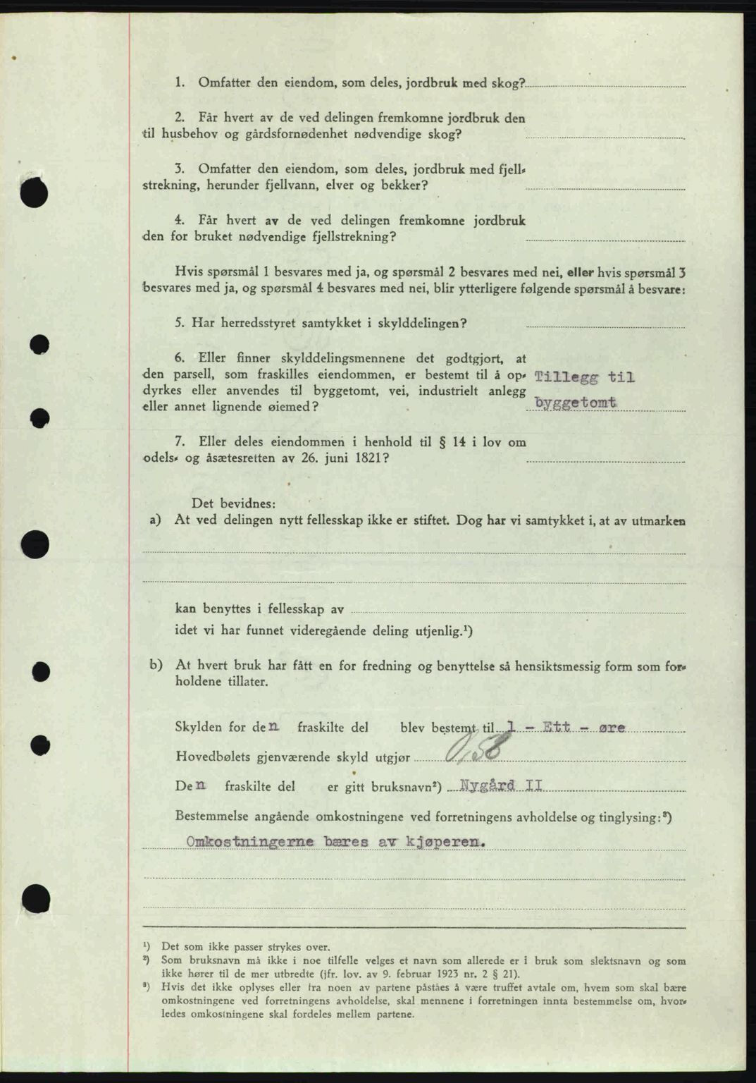 Tønsberg sorenskriveri, AV/SAKO-A-130/G/Ga/Gaa/L0015: Mortgage book no. A15, 1944-1944, Diary no: : 1593/1944