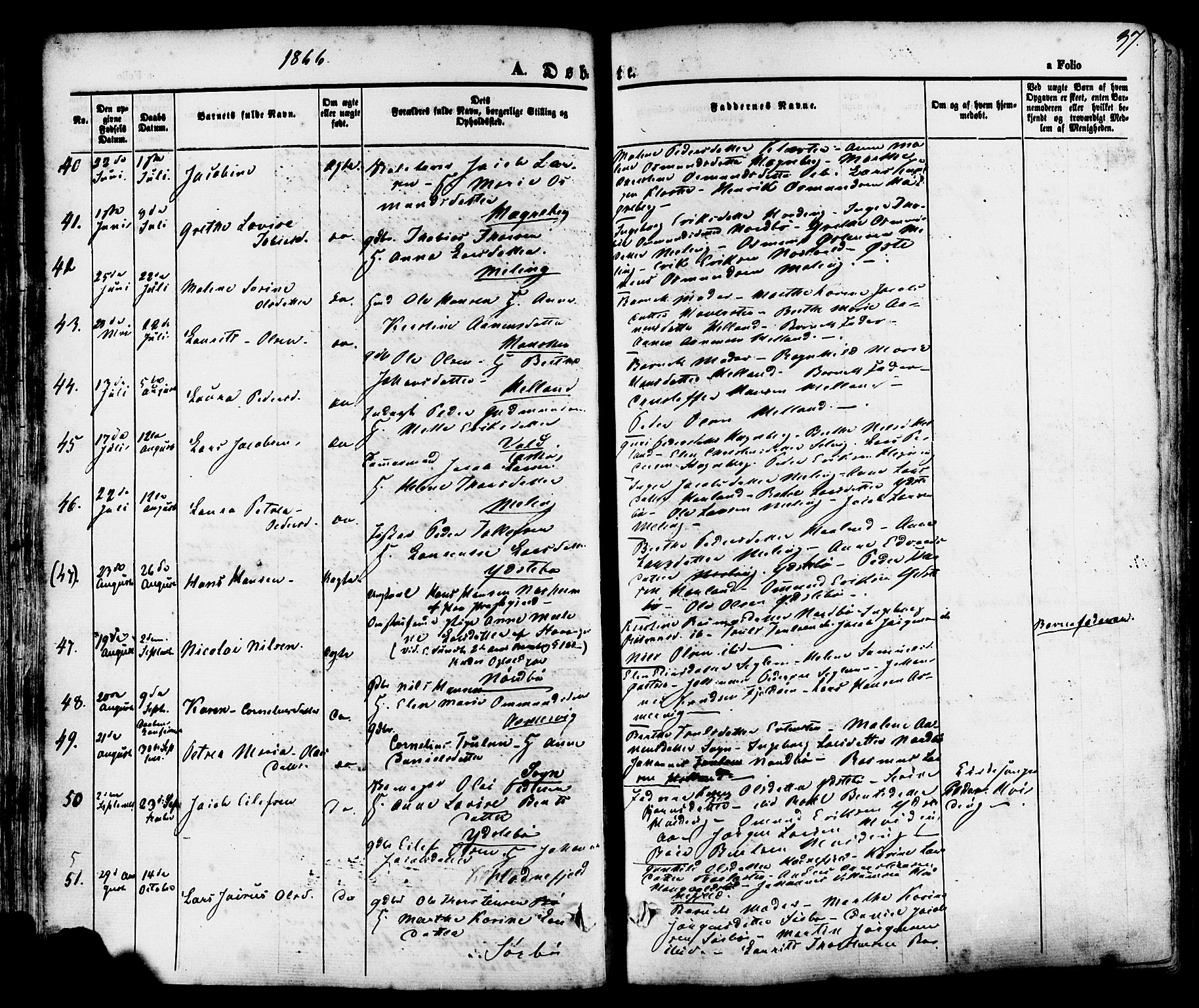 Rennesøy sokneprestkontor, SAST/A -101827/H/Ha/Haa/L0006: Parish register (official) no. A 6, 1860-1878, p. 37