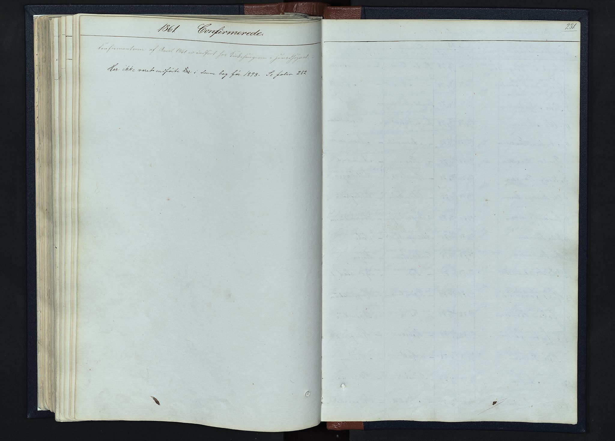 Romedal prestekontor, SAH/PREST-004/L/L0010: Parish register (copy) no. 10, 1860-1895, p. 281