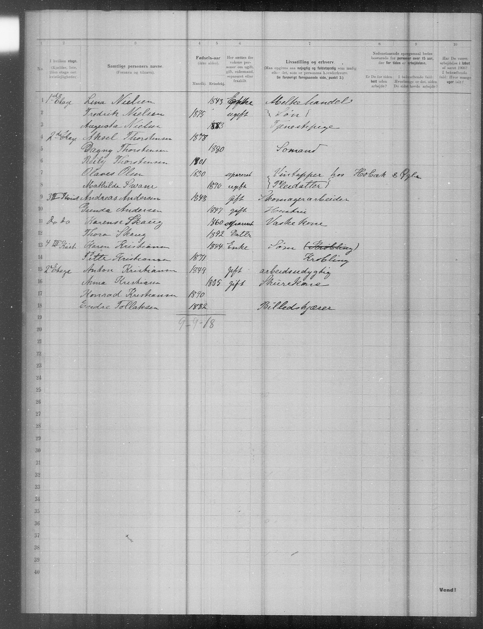 OBA, Municipal Census 1903 for Kristiania, 1903, p. 24938