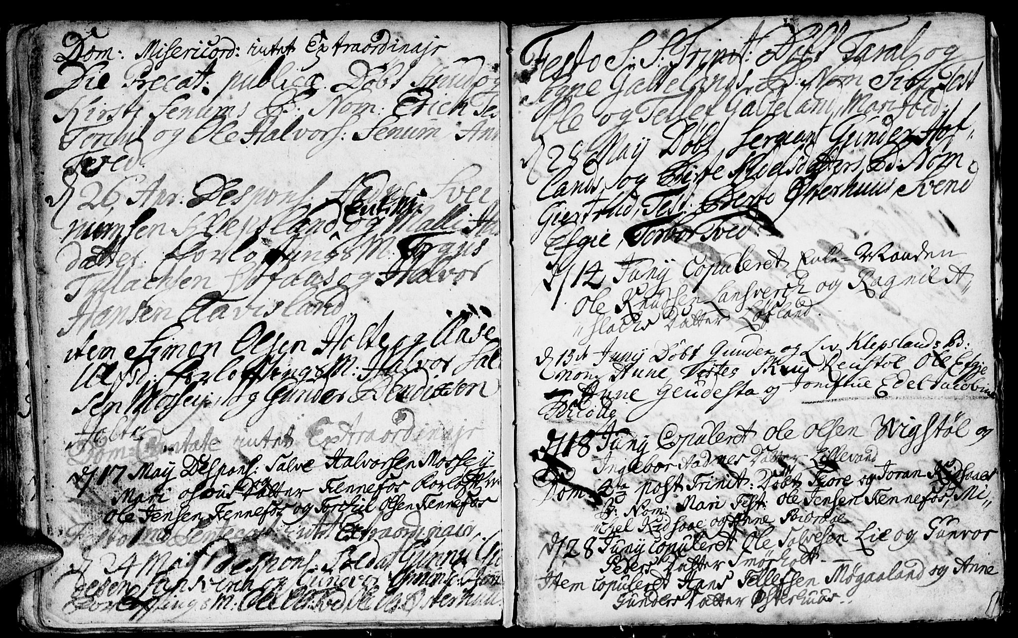 Evje sokneprestkontor, SAK/1111-0008/F/Fa/Faa/L0001: Parish register (official) no. A 1, 1705-1760, p. 147