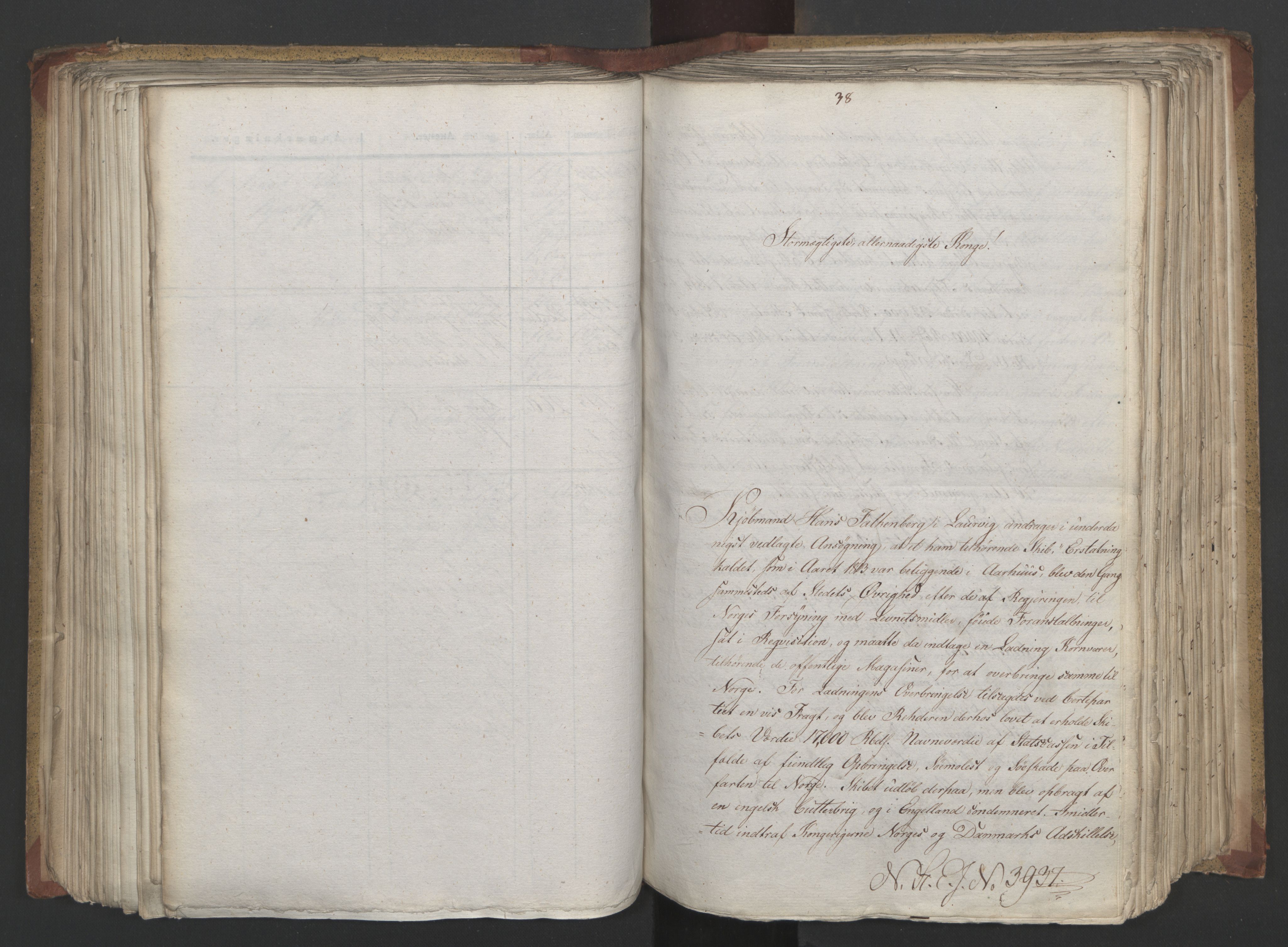 Statsrådsavdelingen i Stockholm, AV/RA-S-1003/D/Da/L0019: Regjeringsinnstillinger nr. 3856-4052, 1819, p. 210