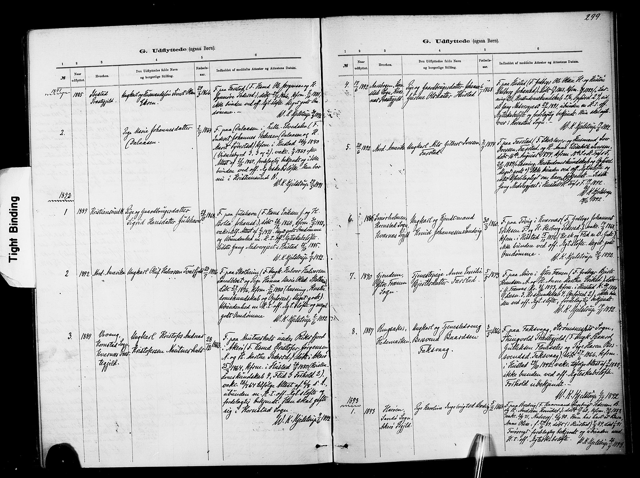 Ministerialprotokoller, klokkerbøker og fødselsregistre - Møre og Romsdal, AV/SAT-A-1454/567/L0778: Parish register (official) no. 567A01, 1881-1903, p. 299