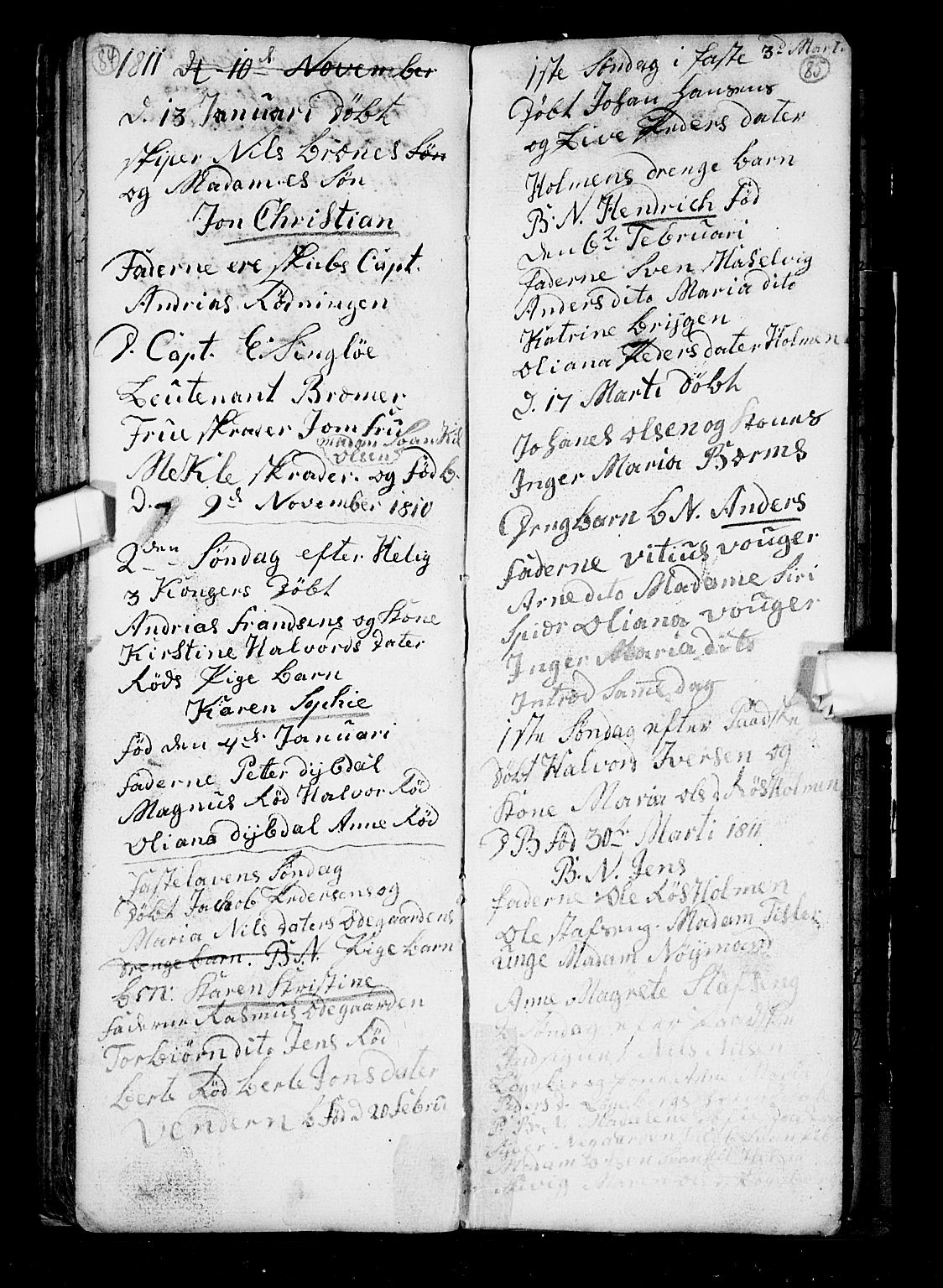 Hvaler prestekontor Kirkebøker, SAO/A-2001/F/Fa/L0002: Parish register (official) no. I 2, 1749-1816, p. 84-85