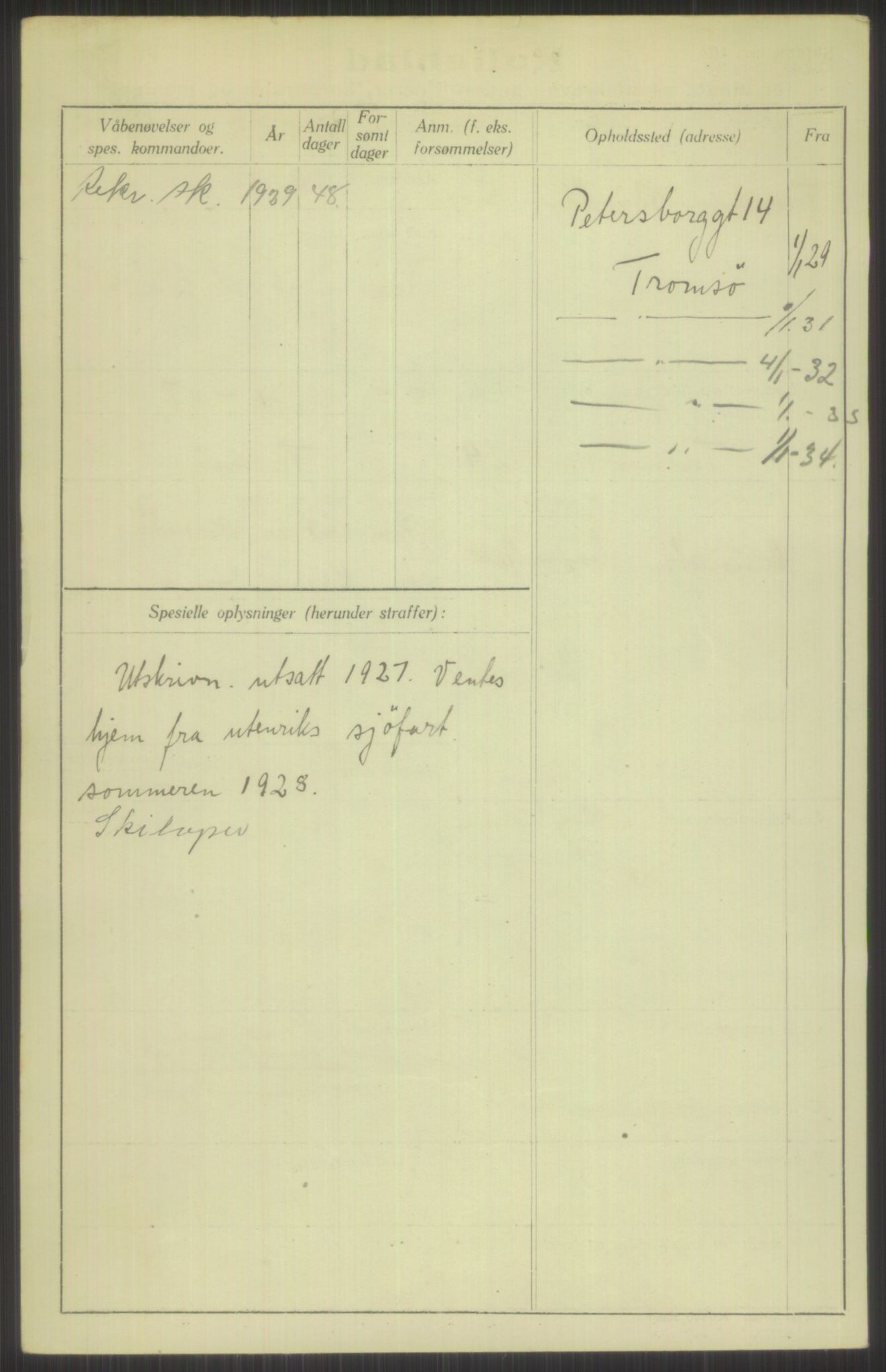 Forsvaret, Troms infanteriregiment nr. 16, AV/RA-RAFA-3146/P/Pa/L0013/0004: Rulleblad / Rulleblad for regimentets menige mannskaper, årsklasse 1929, 1929, p. 156