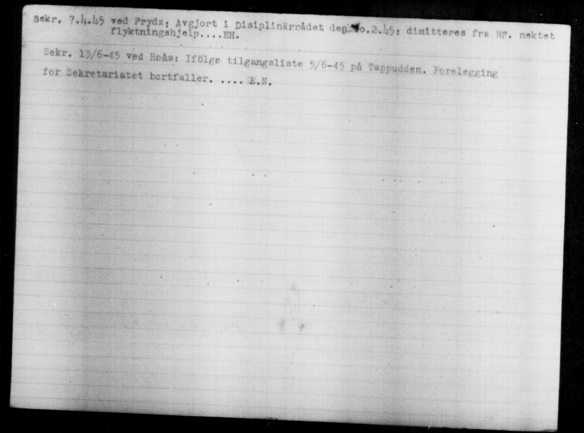 Utenriksstasjonene, Legasjonen i Stockholm, Flyktningkontoret, AV/RA-S-6753/V/Va/L0013: Kjesäterkartoteket, flyktninger med registreringsnr. 31500-34731, 1940-1945, p. 2350