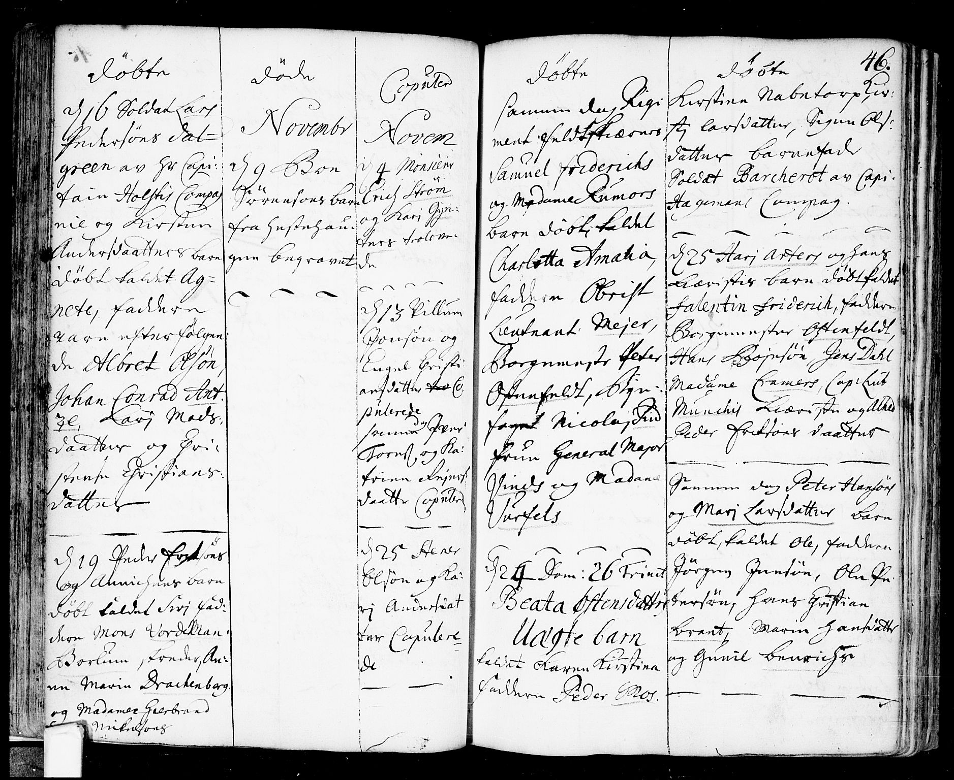 Fredrikstad prestekontor Kirkebøker, SAO/A-11082/F/Fa/L0001: Parish register (official) no. 1, 1717-1731, p. 46