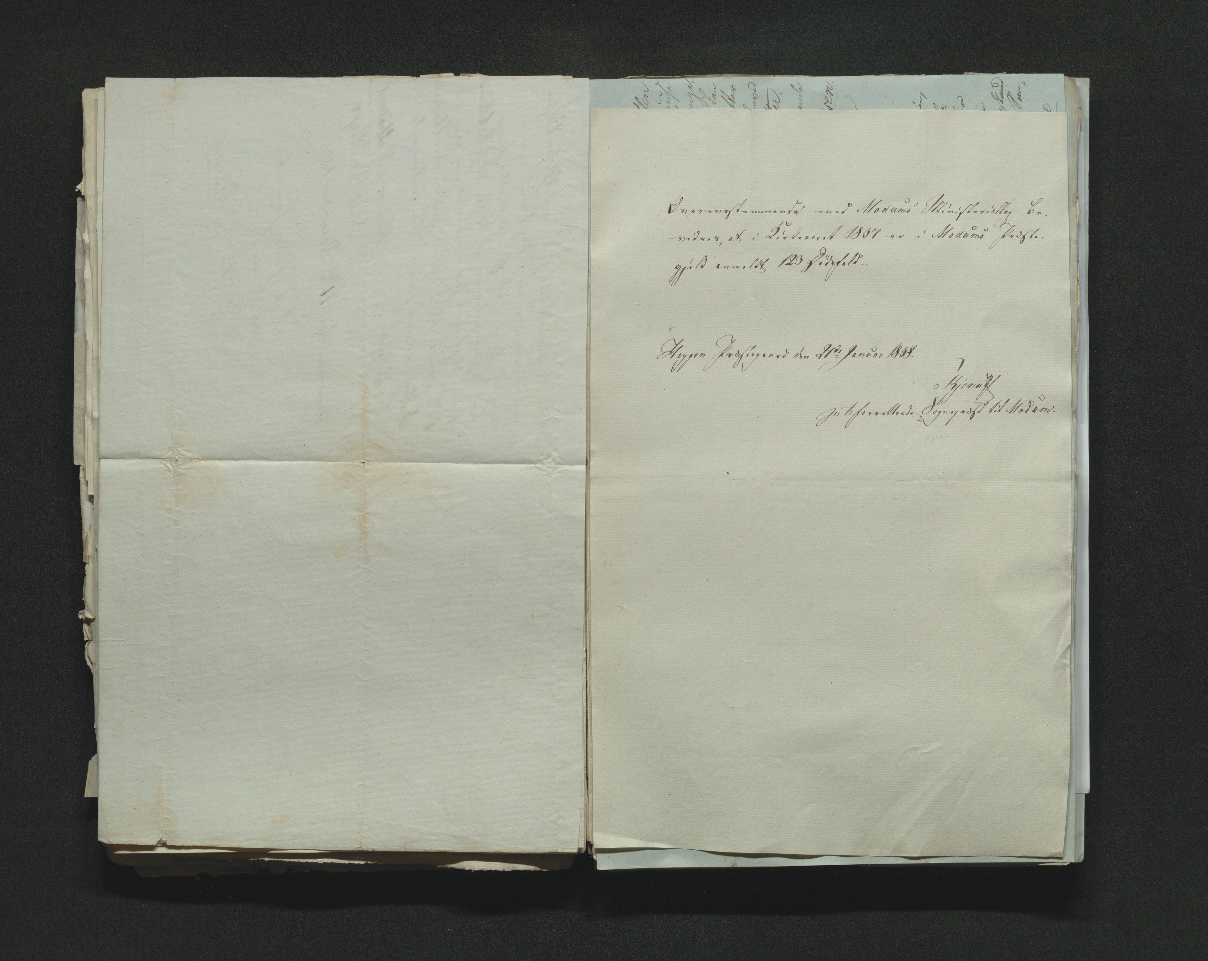 Eiker, Modum og Sigdal sorenskriveri, AV/SAKO-A-123/H/Ha/Hab/L0005: Dødsfallsmeldinger, 1837-1840