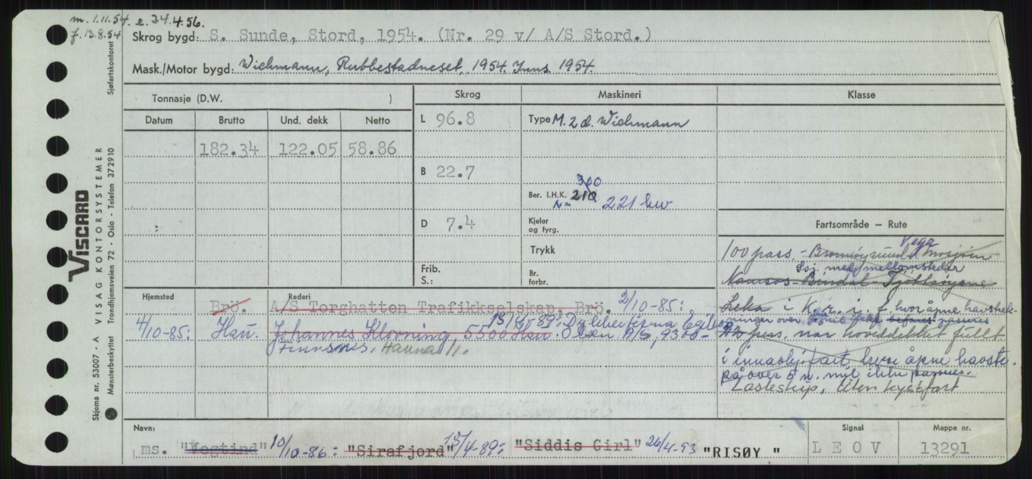 Sjøfartsdirektoratet med forløpere, Skipsmålingen, AV/RA-S-1627/H/Ha/L0004/0002: Fartøy, Mas-R / Fartøy, Odin-R, p. 741