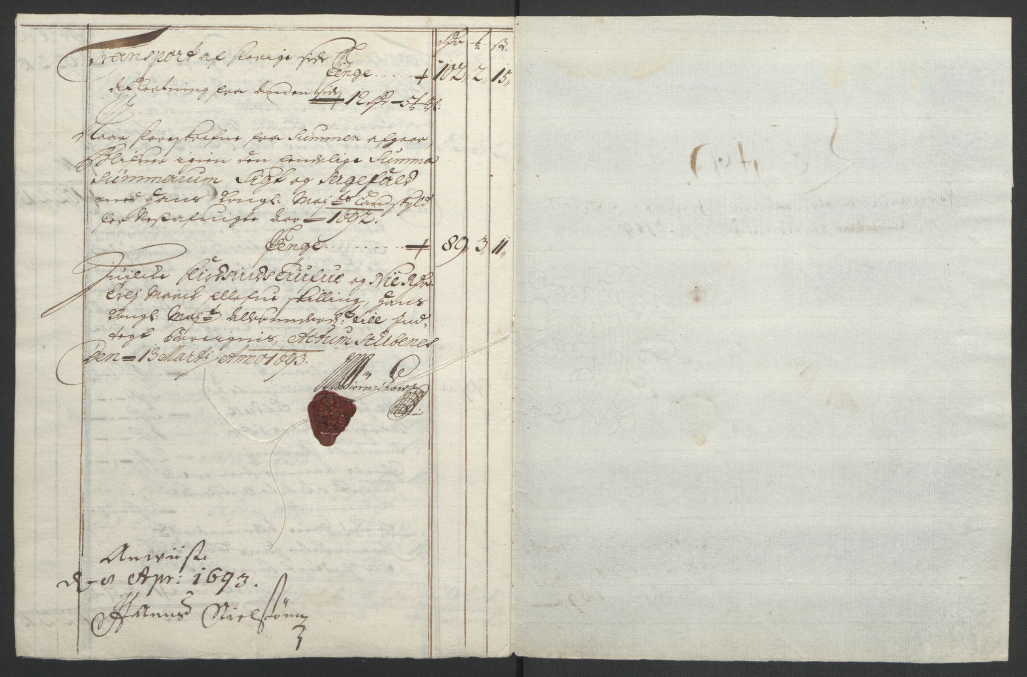 Rentekammeret inntil 1814, Reviderte regnskaper, Fogderegnskap, AV/RA-EA-4092/R53/L3420: Fogderegnskap Sunn- og Nordfjord, 1691-1692, p. 371