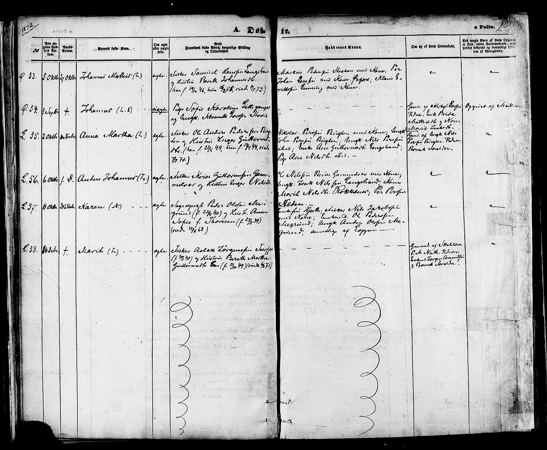 Loppa sokneprestkontor, AV/SATØ-S-1339/H/Ha/L0005kirke: Parish register (official) no. 5, 1869-1878, p. 23