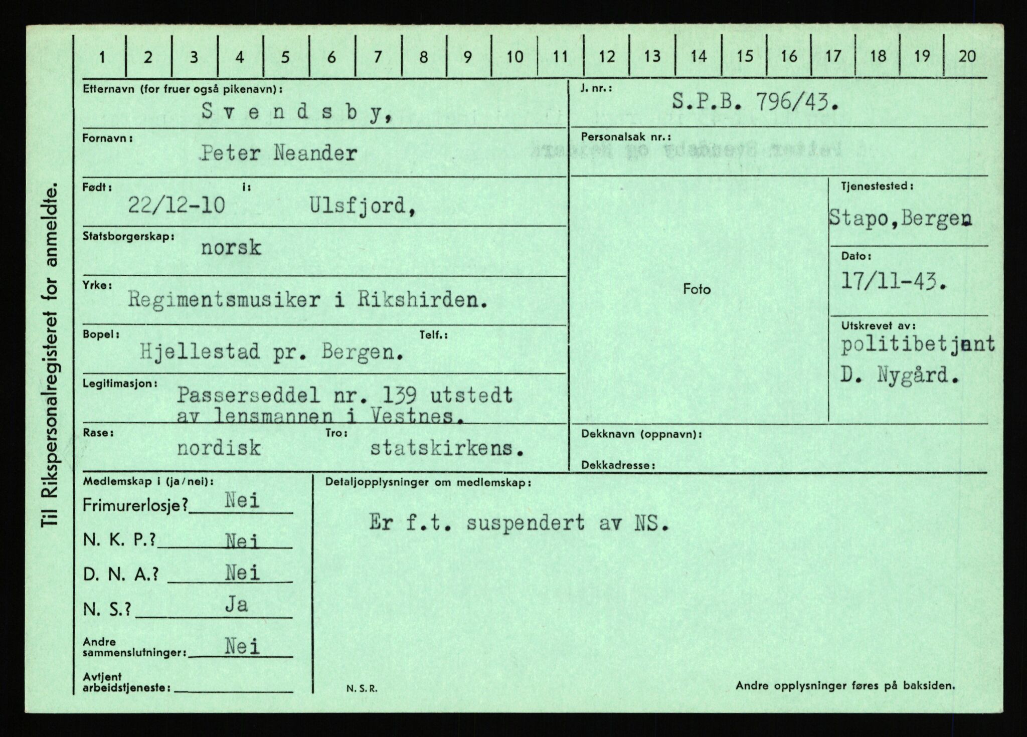 Statspolitiet - Hovedkontoret / Osloavdelingen, AV/RA-S-1329/C/Ca/L0015: Svea - Tøsse, 1943-1945, p. 112