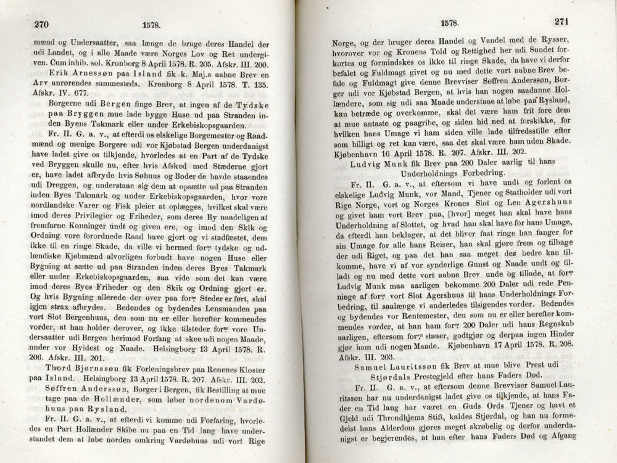 Publikasjoner utgitt av Det Norske Historiske Kildeskriftfond, PUBL/-/-/-: Norske Rigs-Registranter, bind 2, 1572-1588, p. 270-271