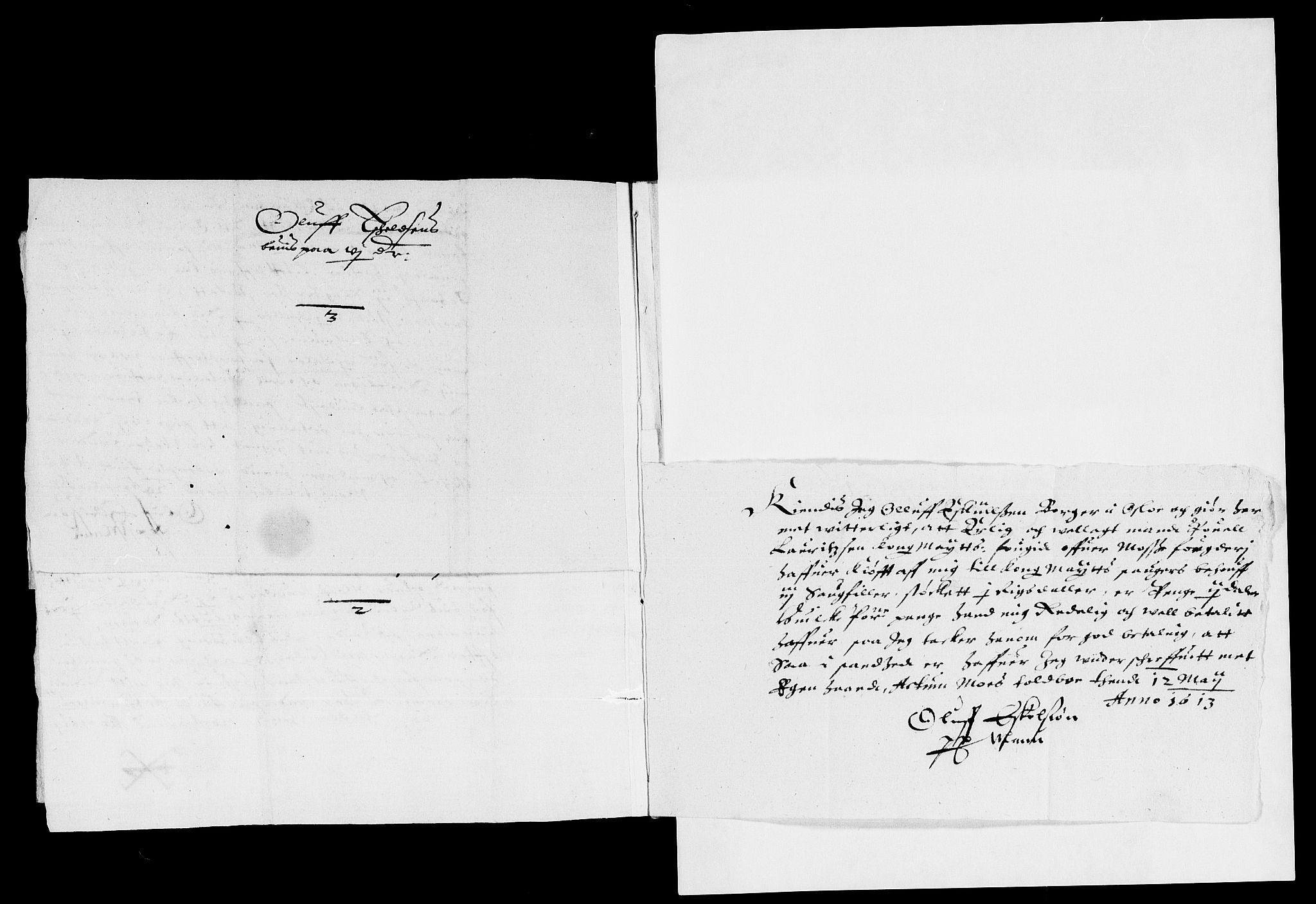 Rentekammeret inntil 1814, Reviderte regnskaper, Lensregnskaper, AV/RA-EA-5023/R/Rb/Rba/L0033: Akershus len, 1613-1614