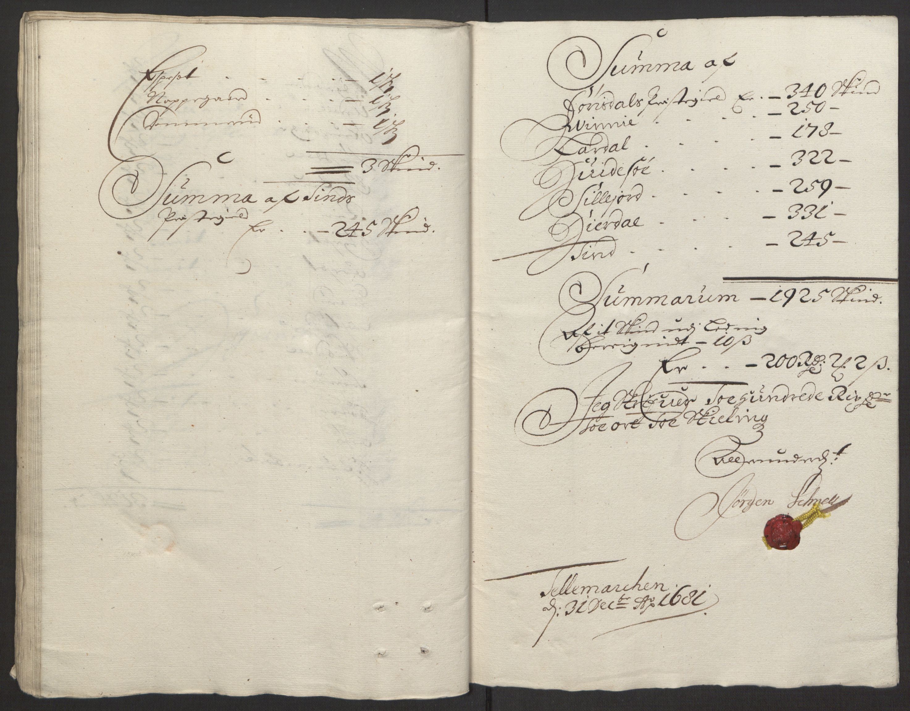 Rentekammeret inntil 1814, Reviderte regnskaper, Fogderegnskap, RA/EA-4092/R35/L2077: Fogderegnskap Øvre og Nedre Telemark, 1680-1684, p. 32