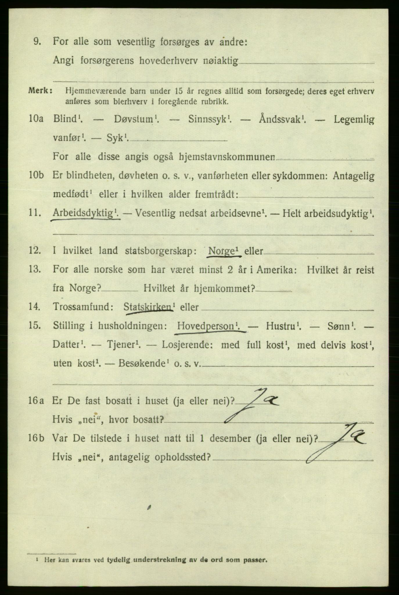 SAO, 1920 census for Fredrikshald, 1920, p. 11758