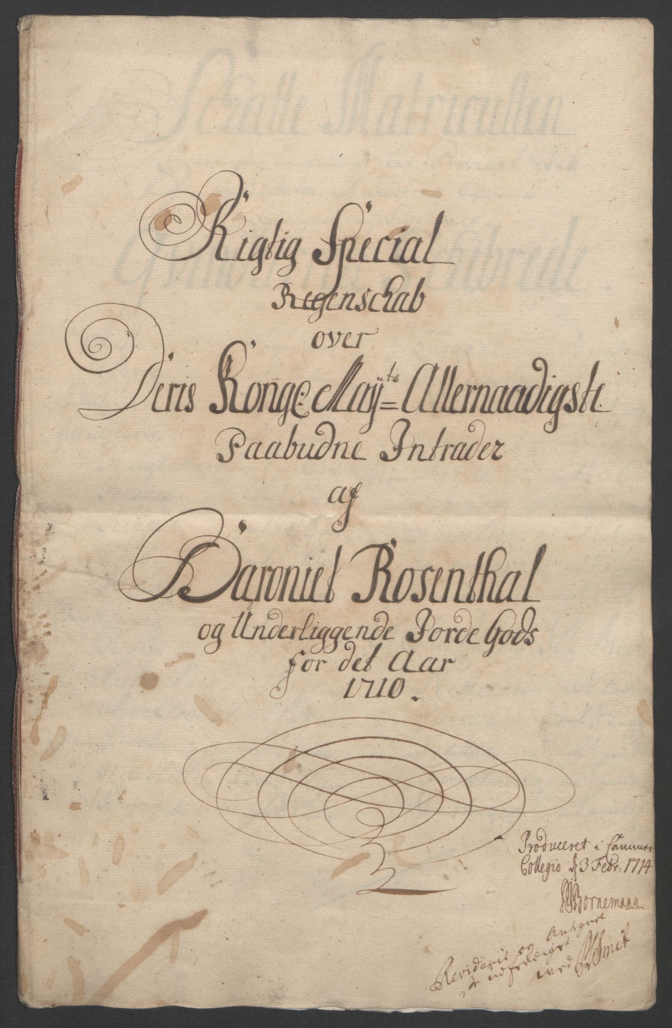 Rentekammeret inntil 1814, Reviderte regnskaper, Fogderegnskap, AV/RA-EA-4092/R49/L3138: Fogderegnskap Rosendal Baroni, 1691-1714, p. 233