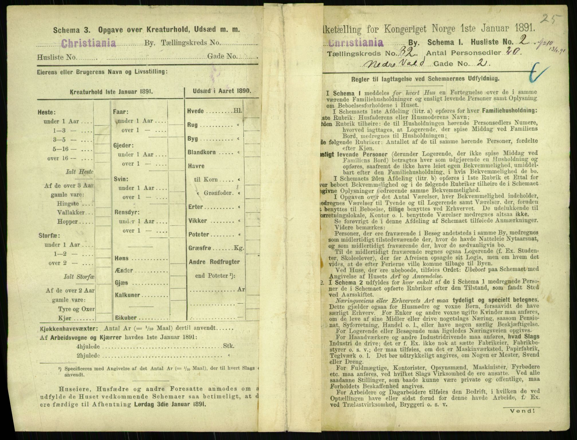 RA, 1891 census for 0301 Kristiania, 1891, p. 16776