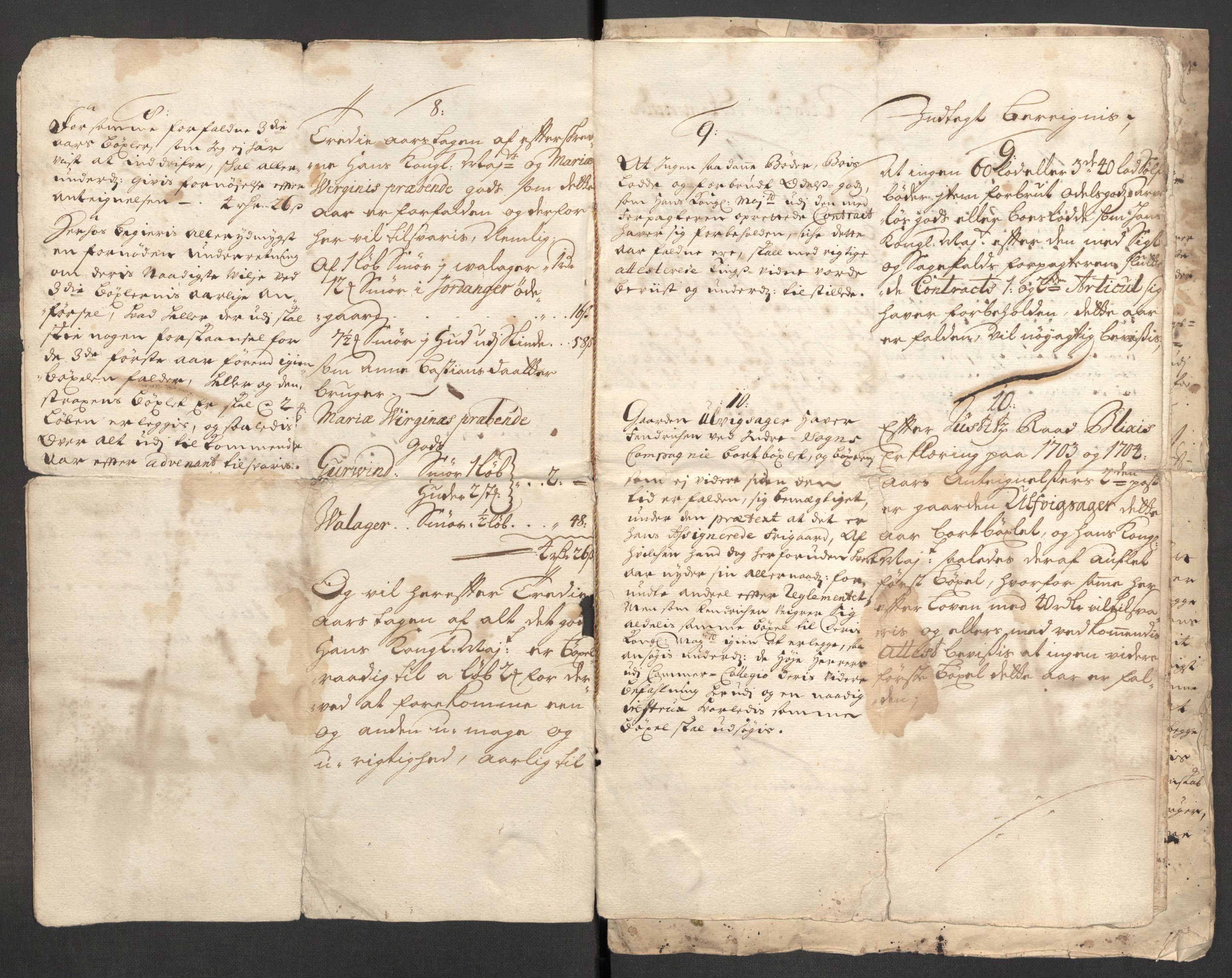 Rentekammeret inntil 1814, Reviderte regnskaper, Fogderegnskap, AV/RA-EA-4092/R52/L3314: Fogderegnskap Sogn, 1705-1707, p. 192