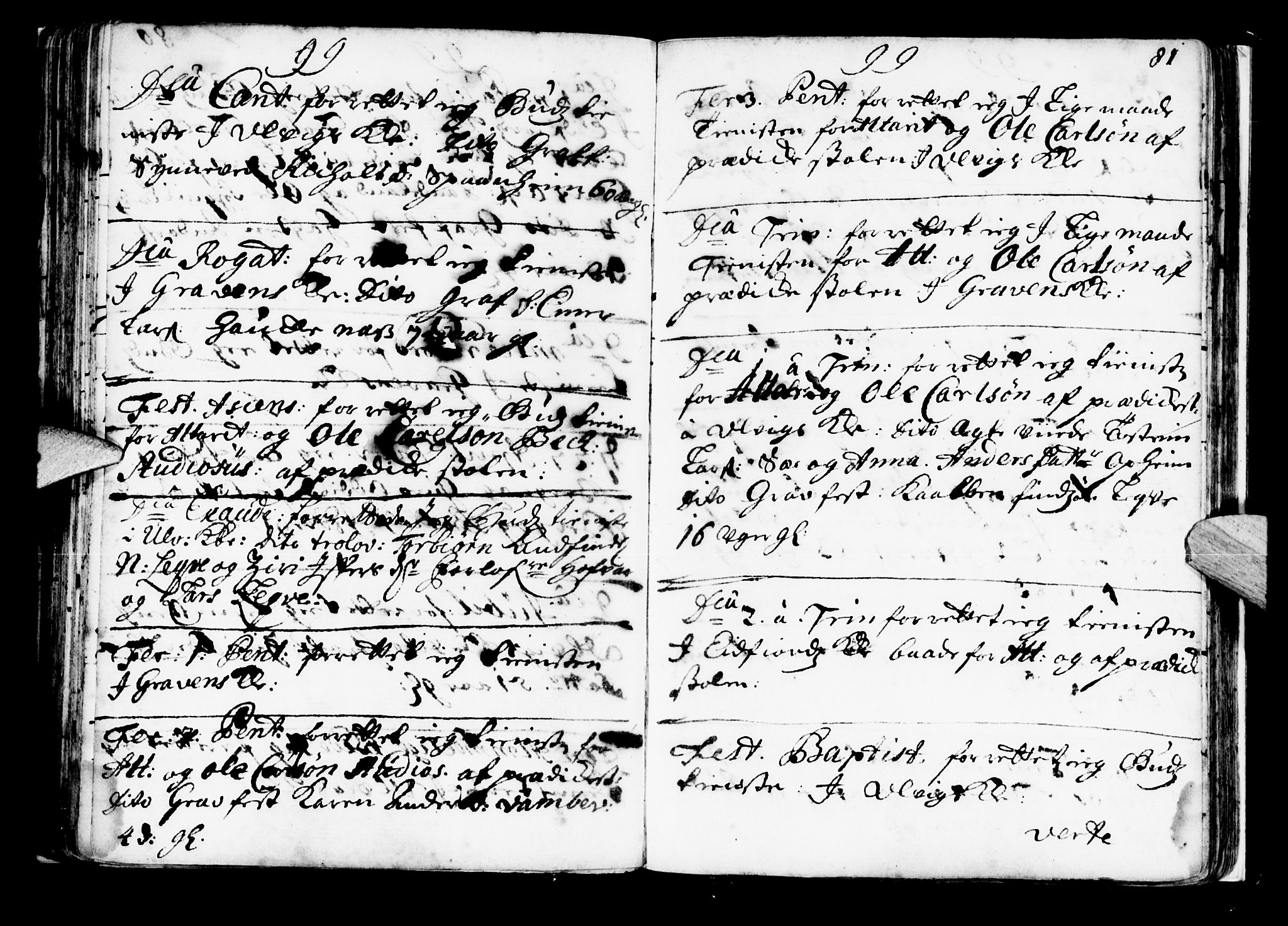 Ulvik sokneprestembete, SAB/A-78801/H/Haa: Parish register (official) no. A 2, 1689-1706, p. 81