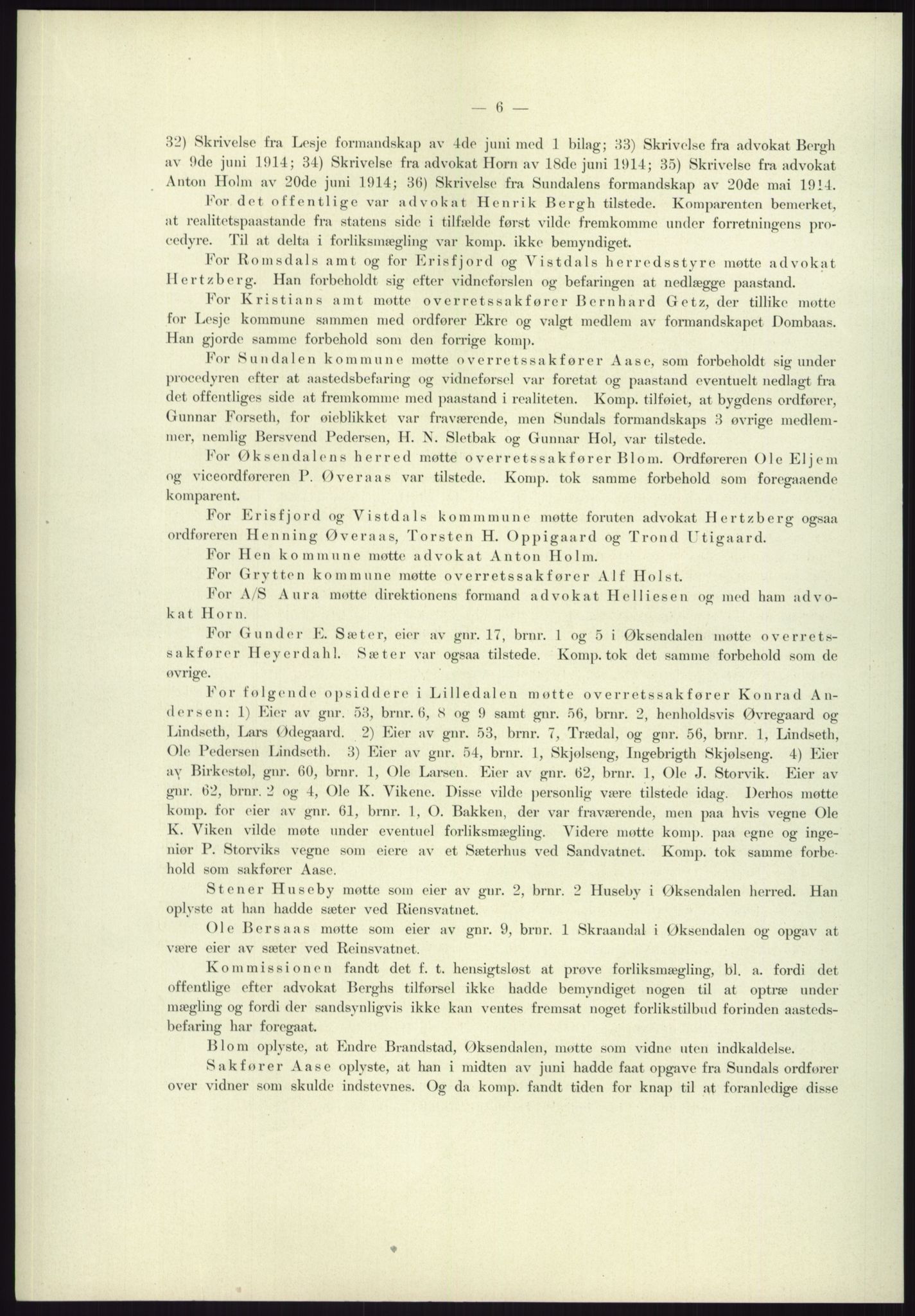 Høyfjellskommisjonen, AV/RA-S-1546/X/Xa/L0001: Nr. 1-33, 1909-1953, p. 1918