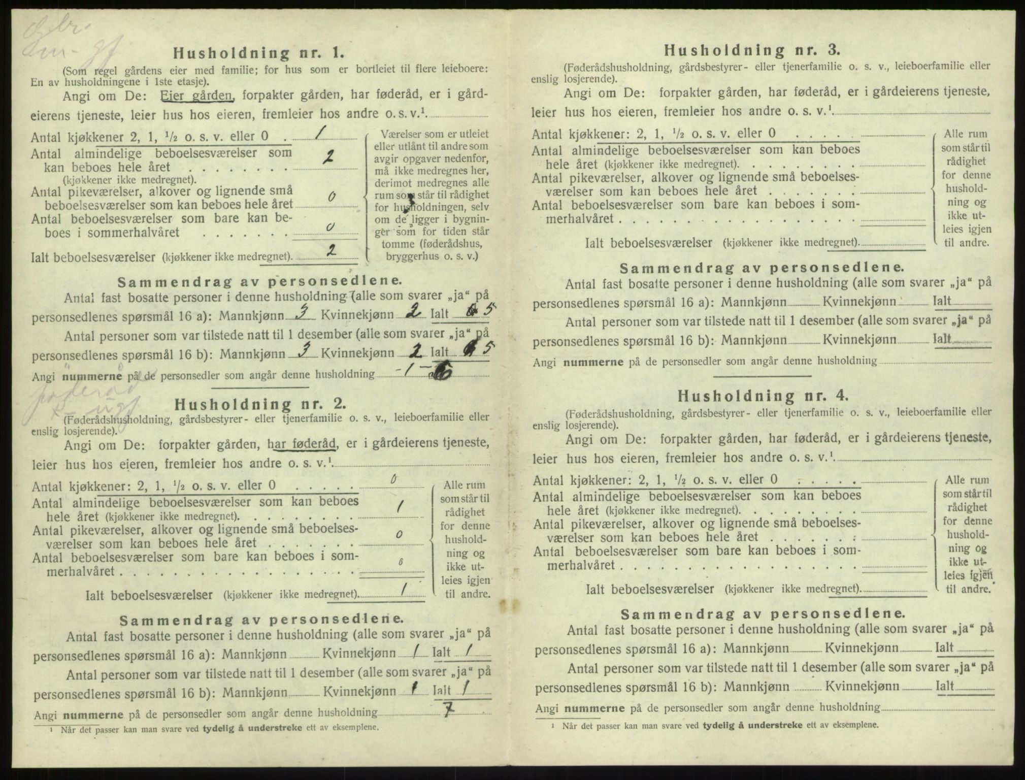 SAB, 1920 census for Sogndal, 1920, p. 747