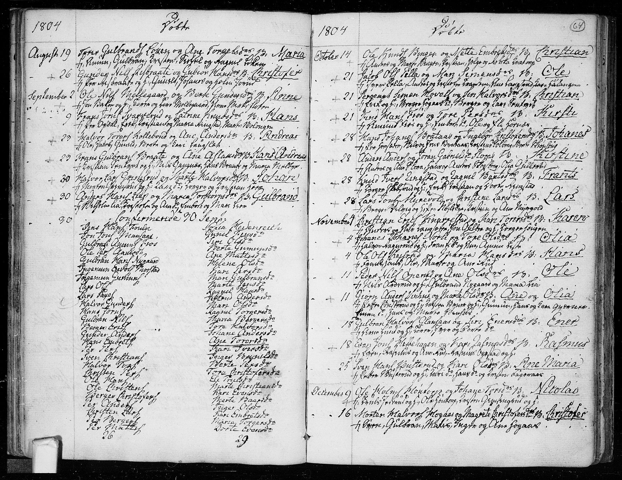 Trøgstad prestekontor Kirkebøker, SAO/A-10925/F/Fa/L0005: Parish register (official) no. I 5, 1784-1814, p. 64